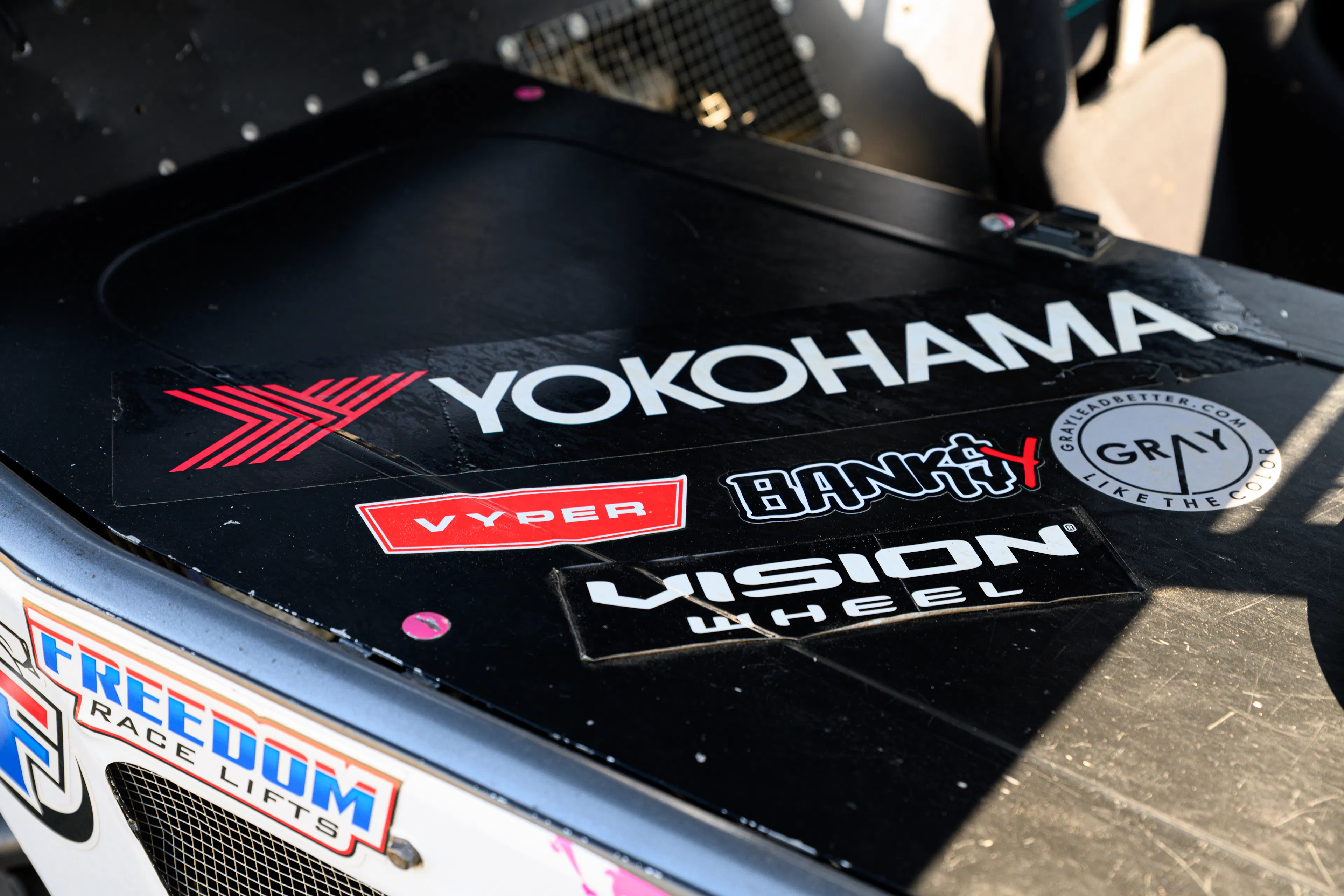 2024 Can-Am Maverick X3 Gray Leadbetter Race Car sponsor stickers