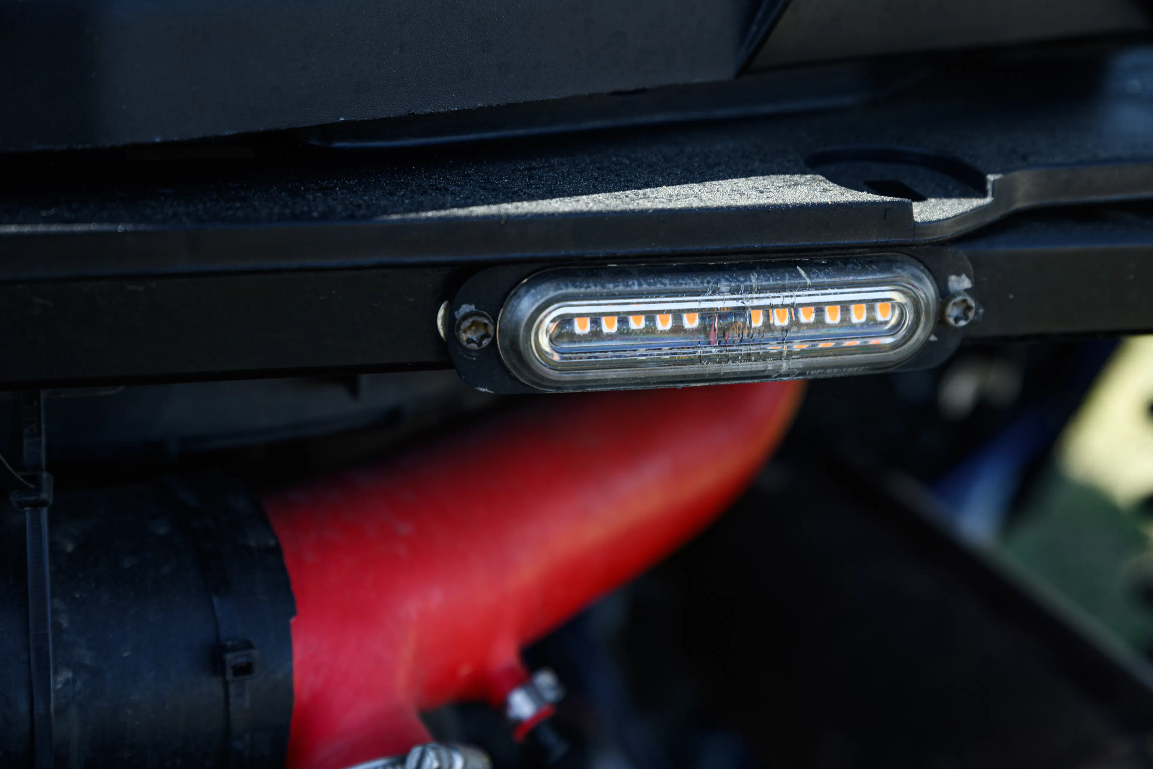 2024 Can-Am Maverick X3 Gray Leadbetter Race Car engine light