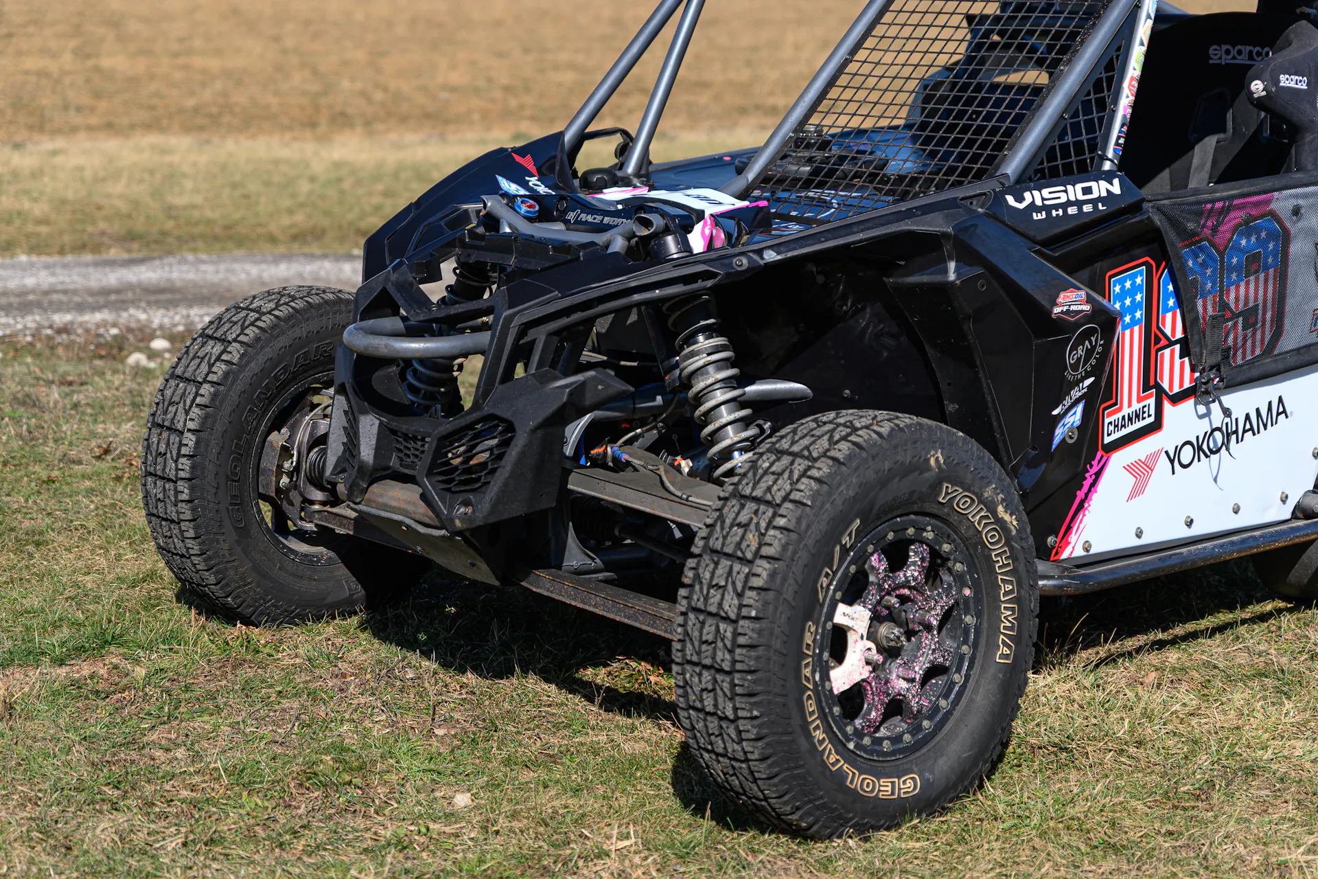 2024 Can-Am Maverick X3 Gray Leadbetter Race Car driver front 3/4 close