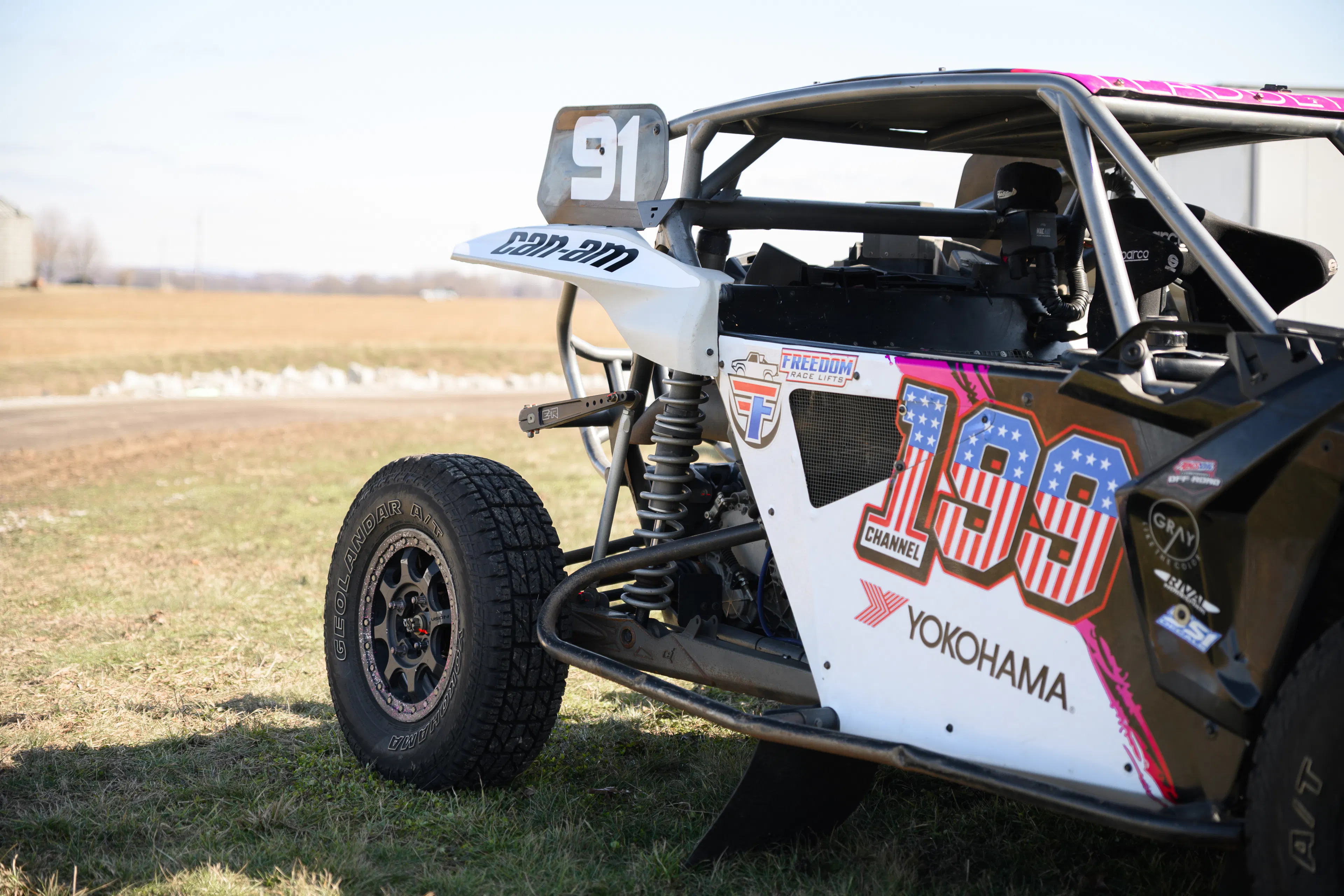 2024 Can-Am Maverick X3 Gray Leadbetter Race Car passenger rear side