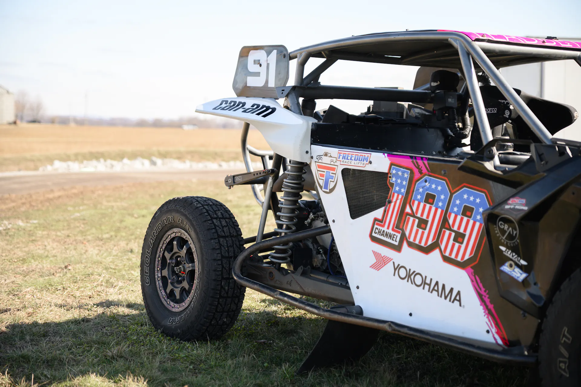 2024 Can-Am Maverick X3 Gray Leadbetter Race Car passenger rear side