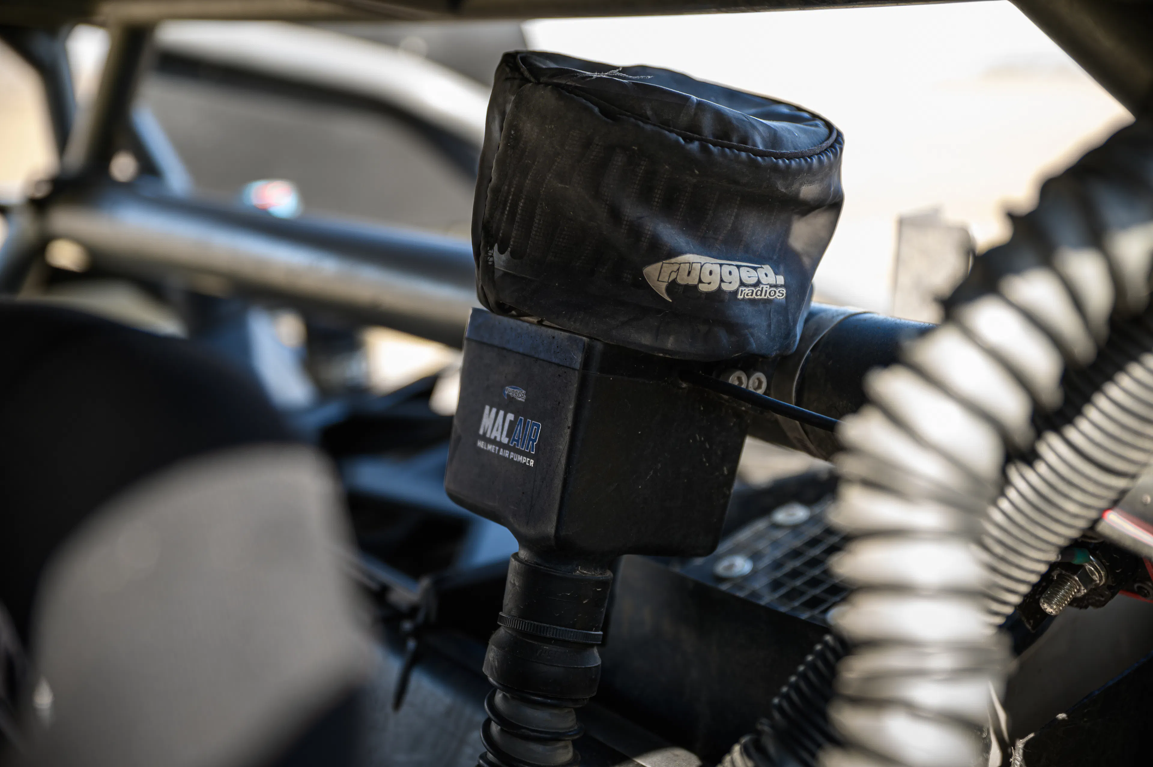 2024 Can-Am Maverick X3 Gray Leadbetter Race Car interior breather filter