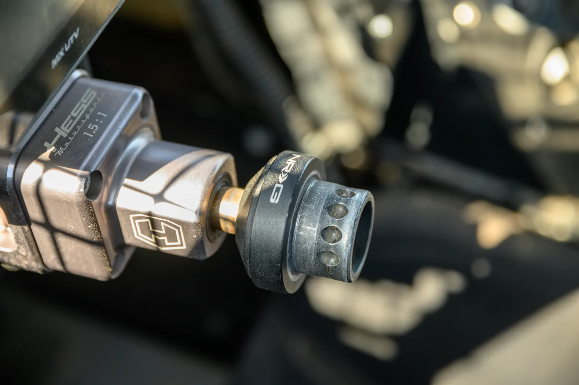 2024 Can-Am Maverick X3 Gray Leadbetter Race Car interior steering column high