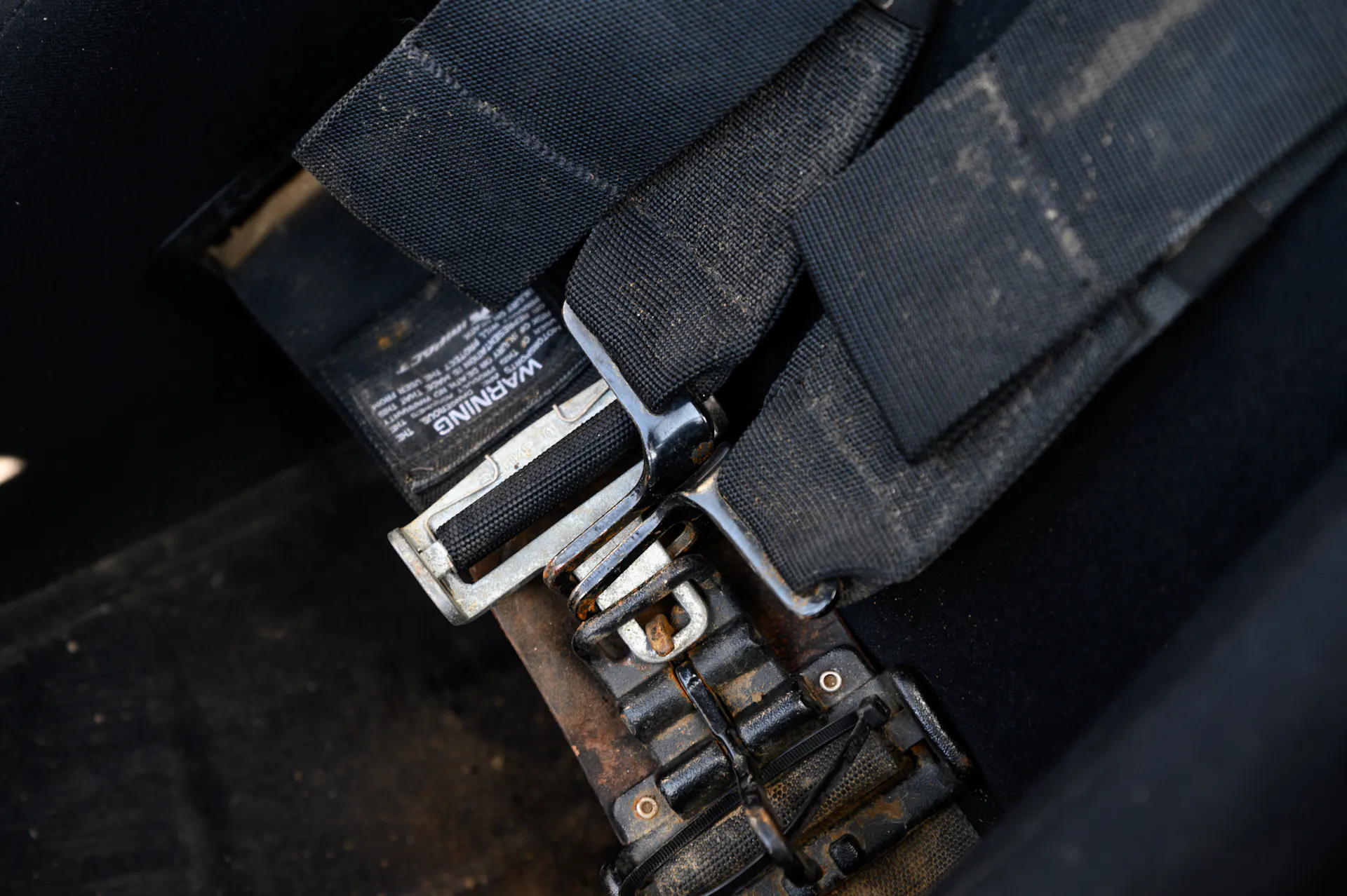 2024 Can-Am Maverick X3 Gray Leadbetter Race Car interior harnesses