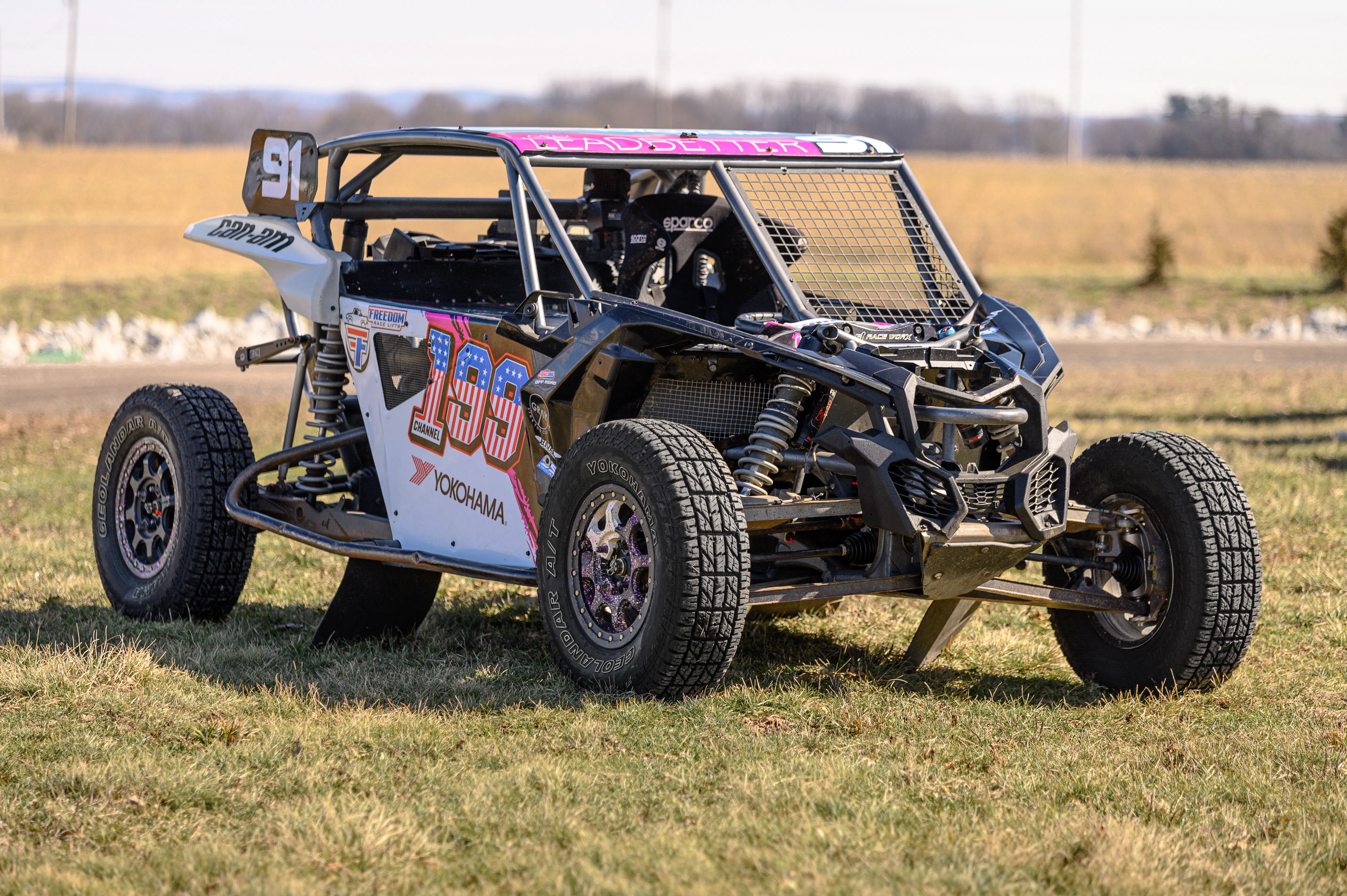 2024 Can-Am Maverick X3 Gray Leadbetter Race Car passenger front 3/4 wide