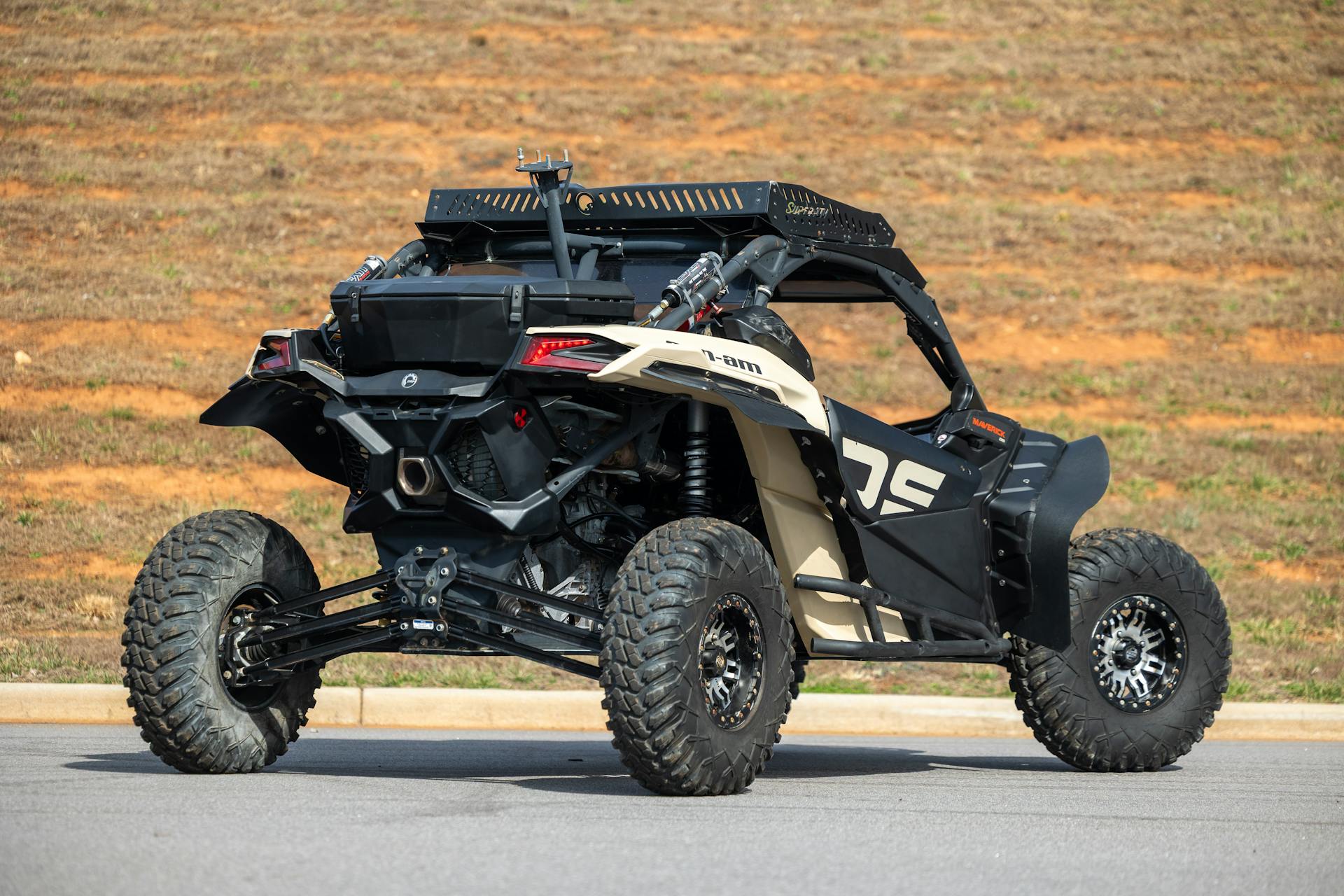 2023 can-Am Maverick X3 DS Turbo RR rear passenger 3/4 narrow