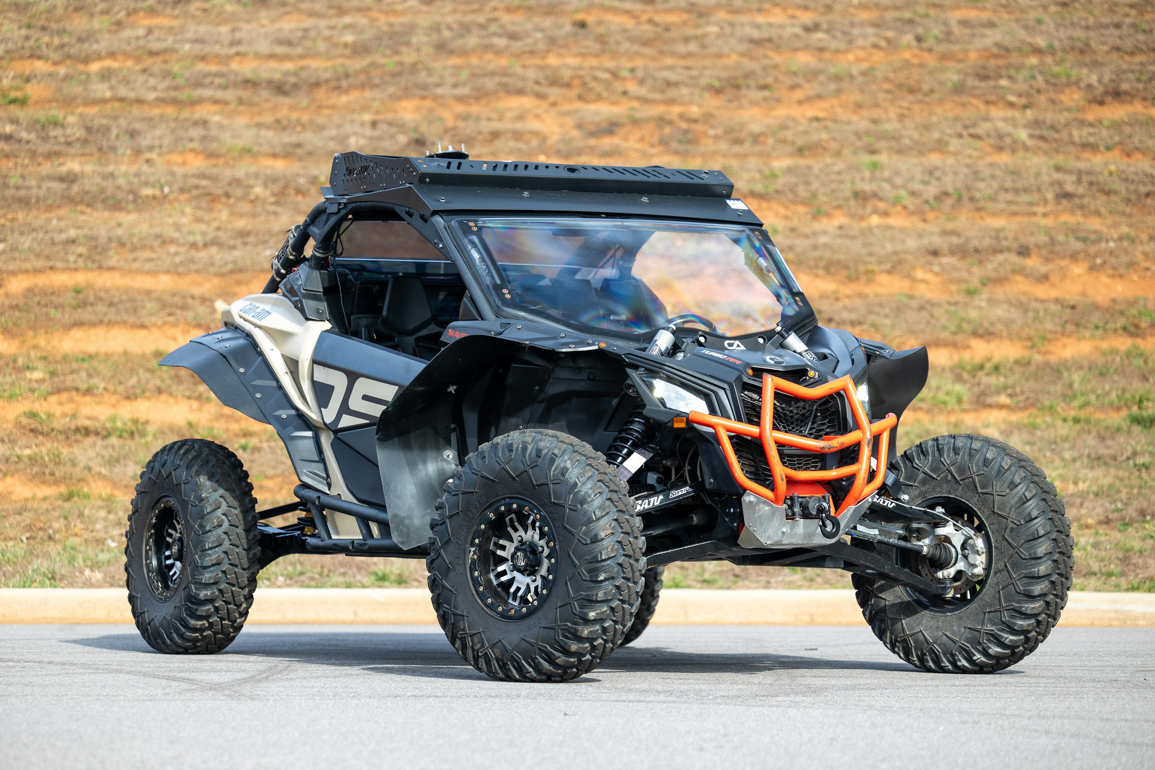 2023 Can-Am Maverick X3 DS Turbo RR front passenger 3/4 narrow