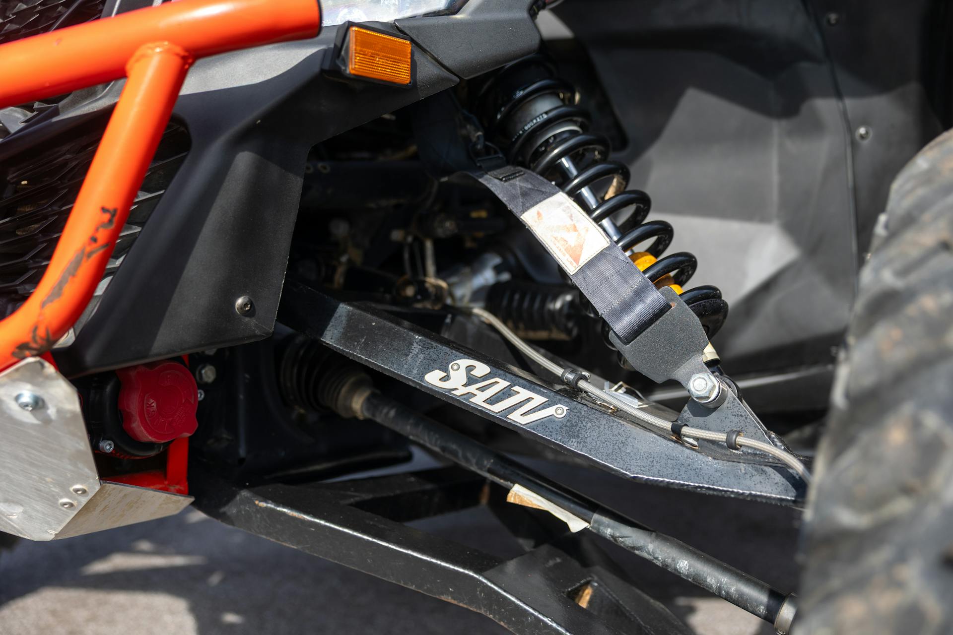 2023 Can-Am Maverick X3 DS Turbo RR driver front suspension 2