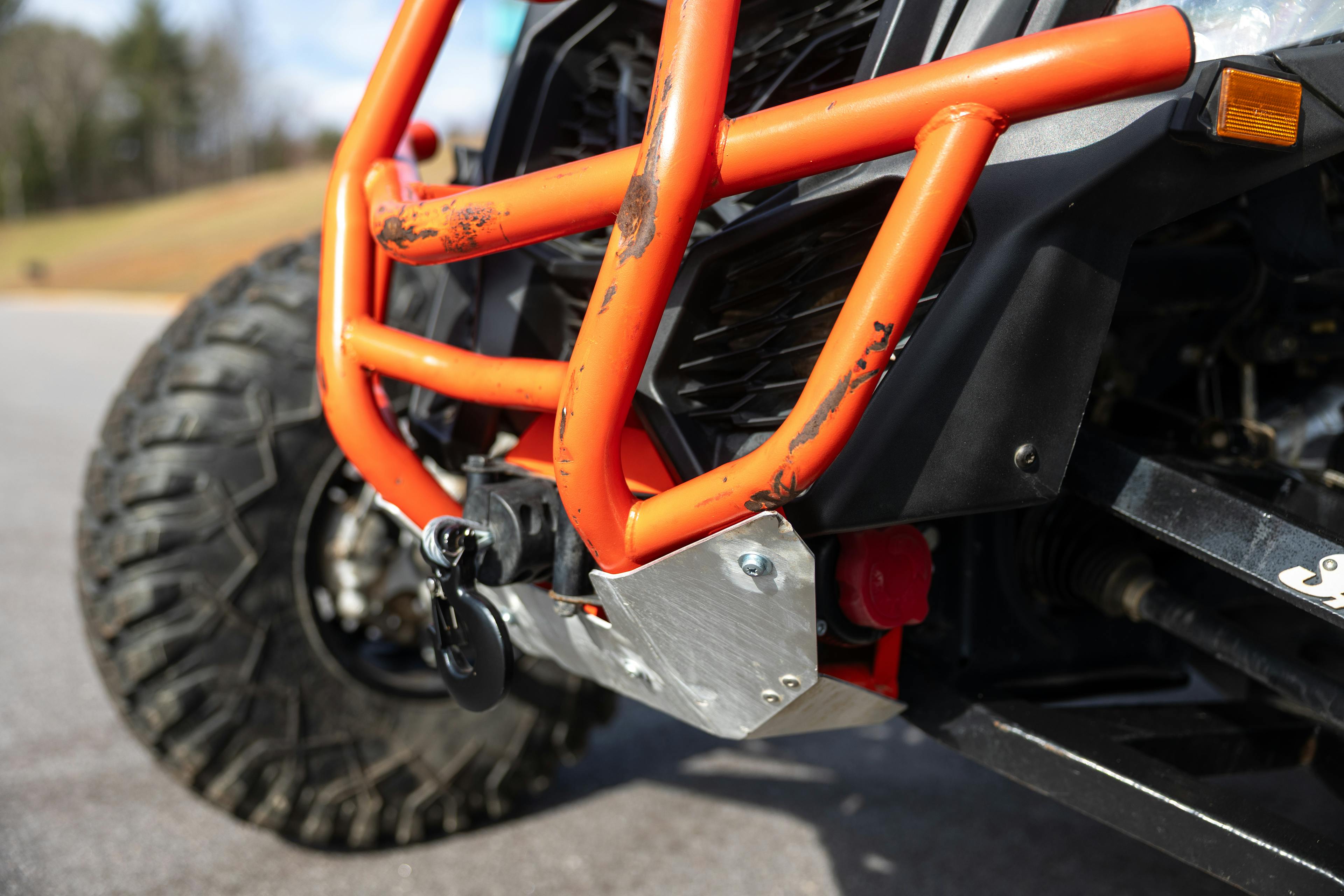 2023 Can-Am Maverick X3 DS Turbo RR front bumper close