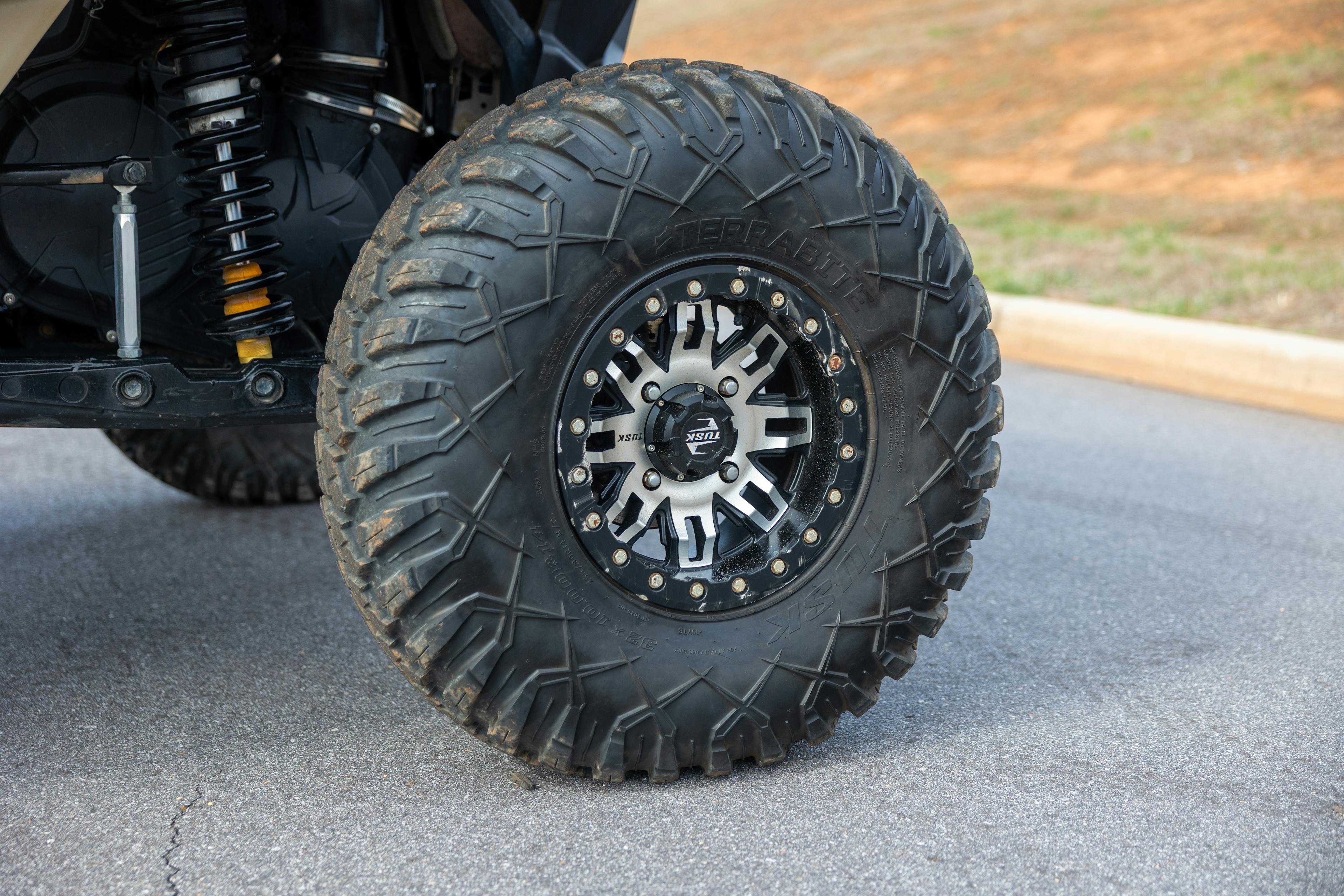 2023 Can-Am Maverick X3 DS Turbo RR driver rear tire