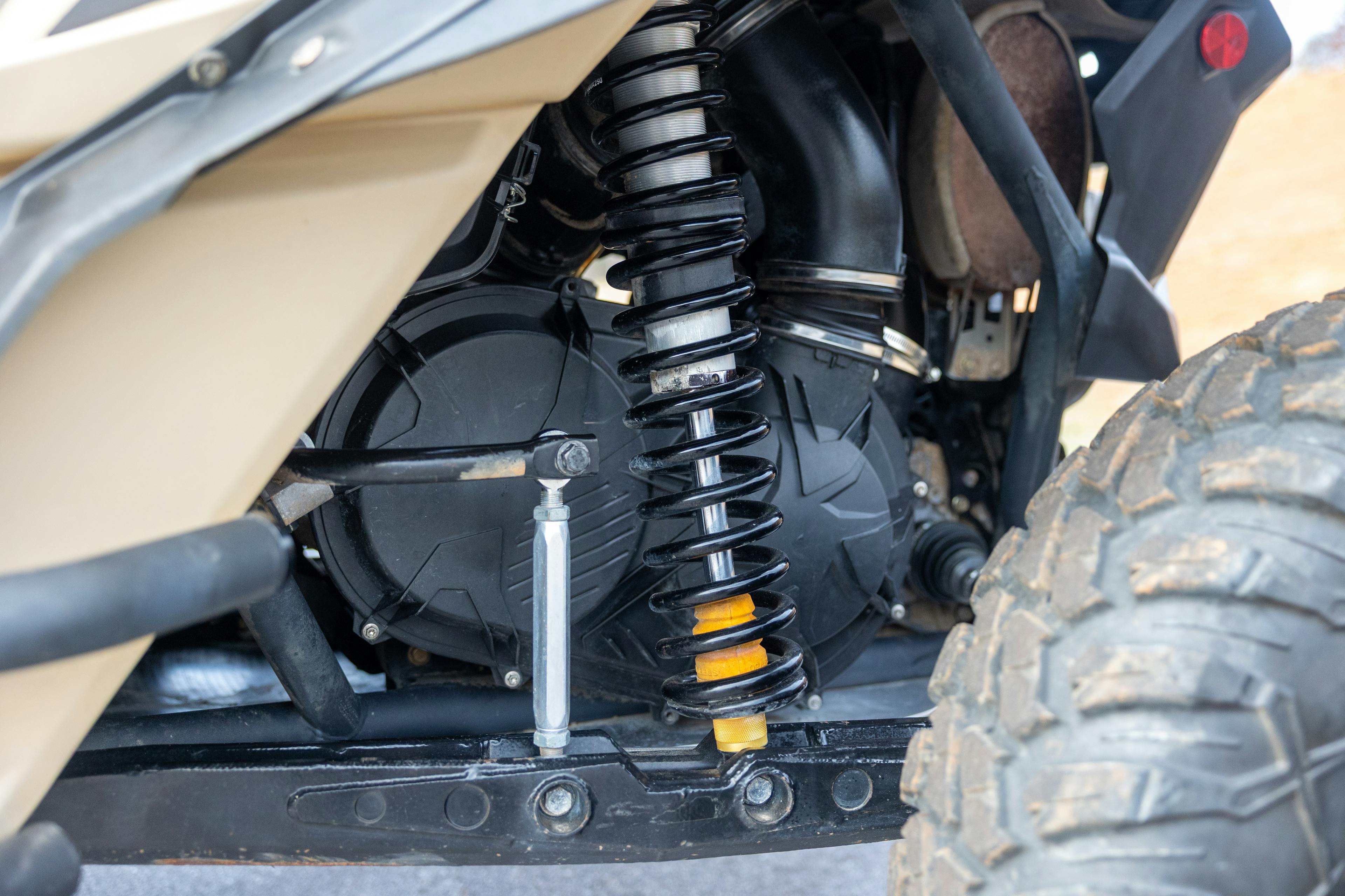 2023 Can-Am Maverick X3 DS Turbo RR driver rear suspension