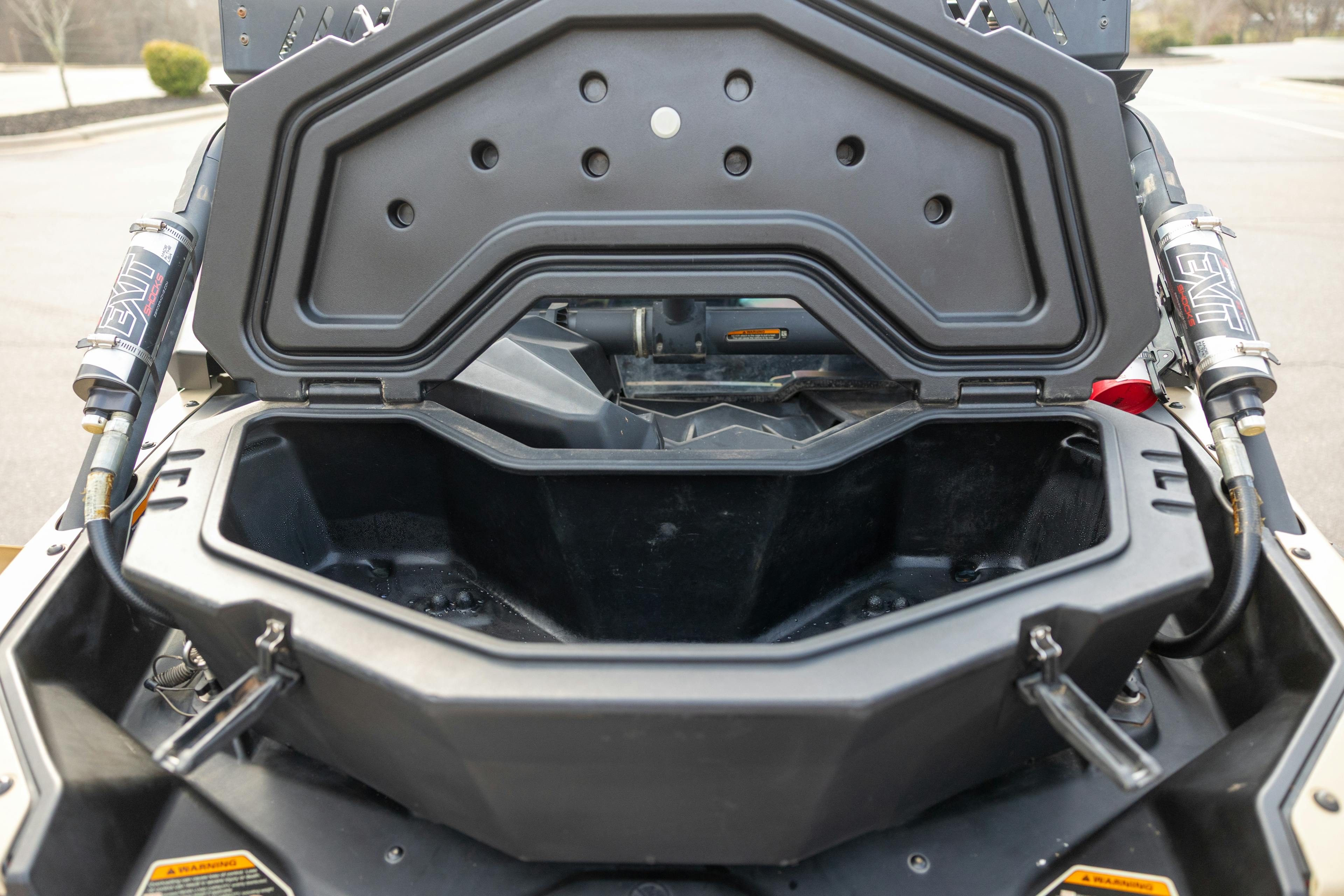 2023 Can-Am Maverick X3 DS Turbo RR bed box open