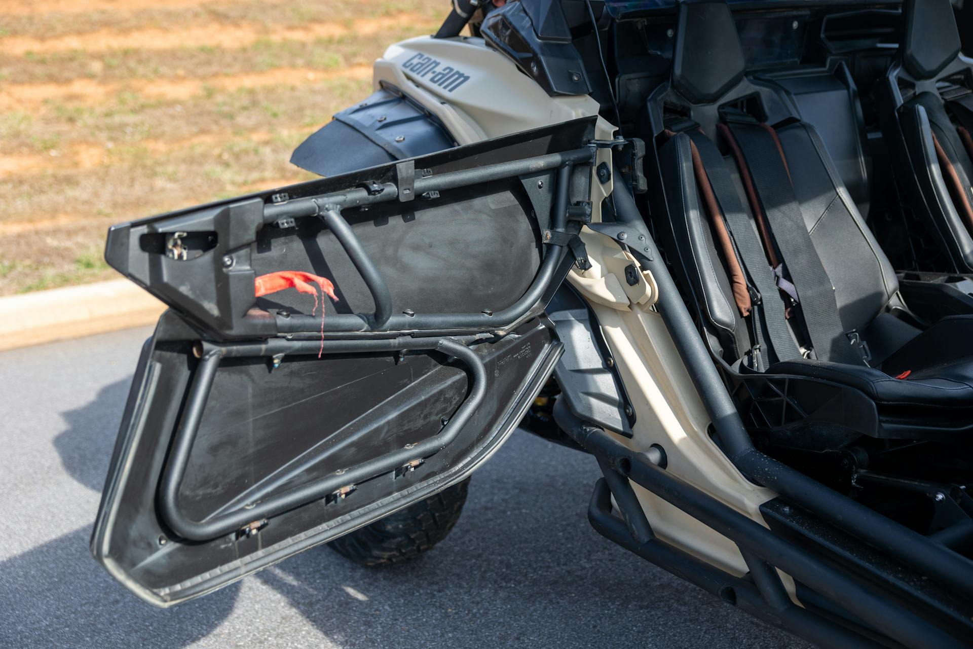 2023 Can-Am Maverick X3 DS Turbo RR passenger door inside