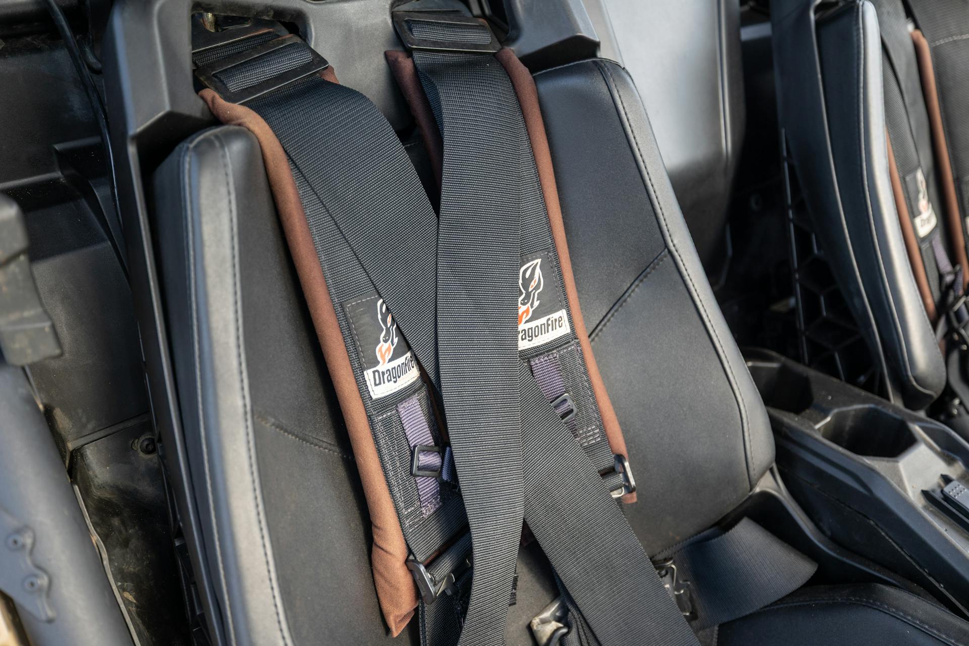 2023 Can-Am Maverick X3 DS Turbo RR passenger harnesses close