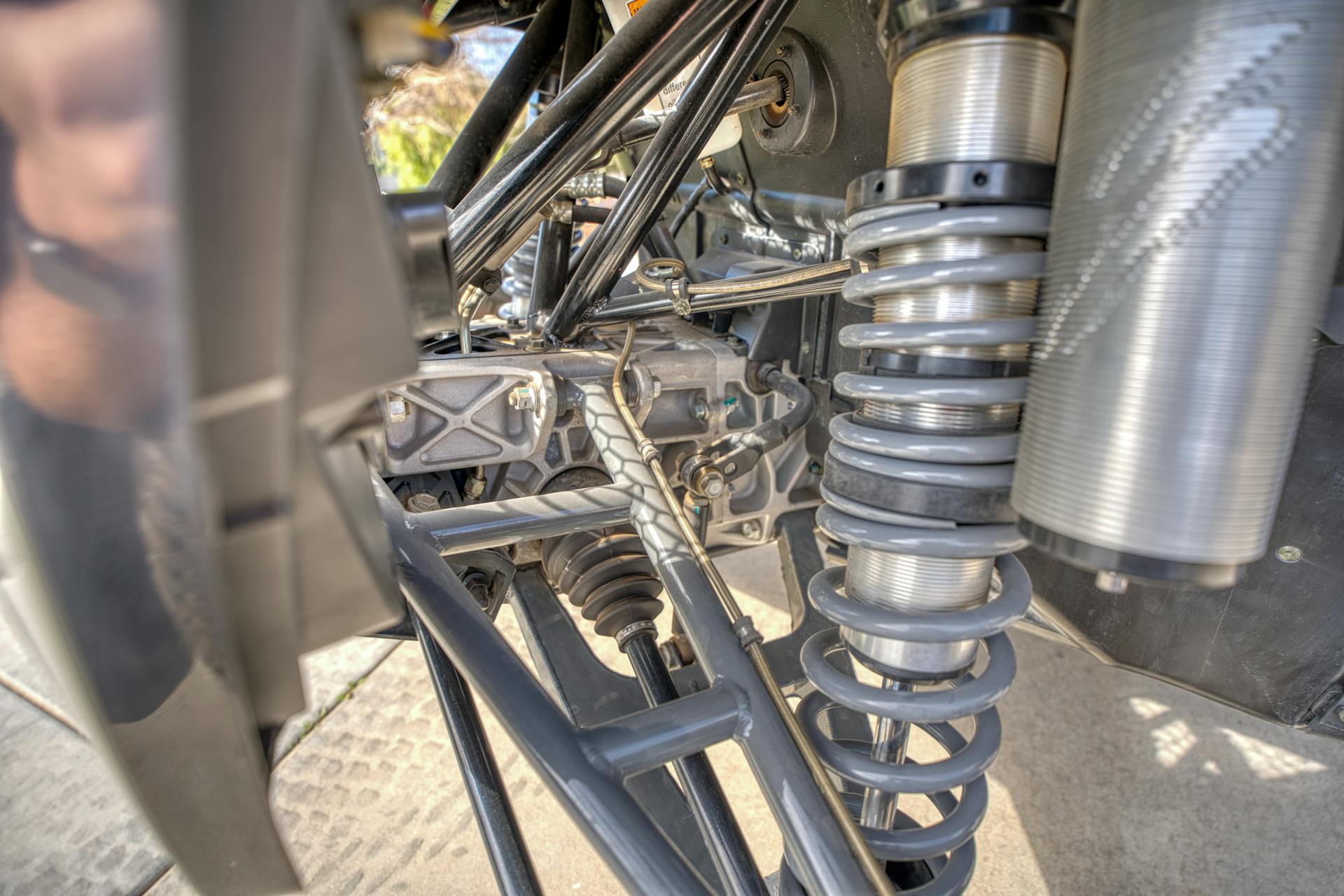 2023 Speed UTV El Jefe driver front suspension side angle