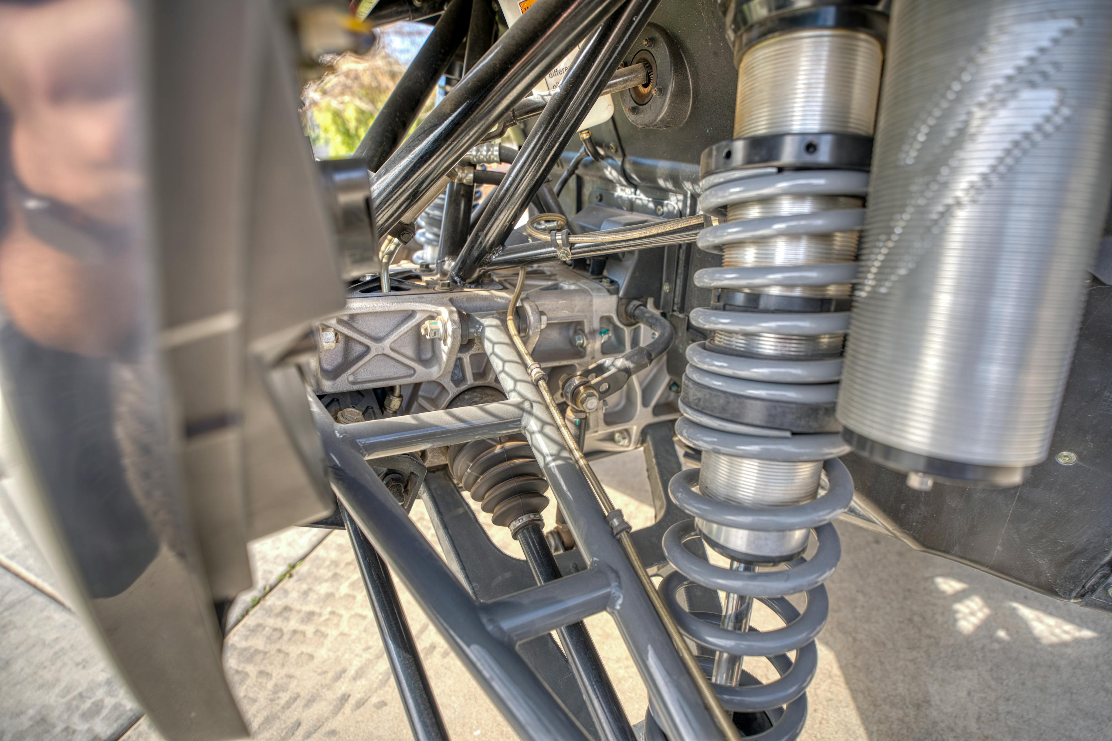 2023 Speed UTV El Jefe driver front suspension side angle