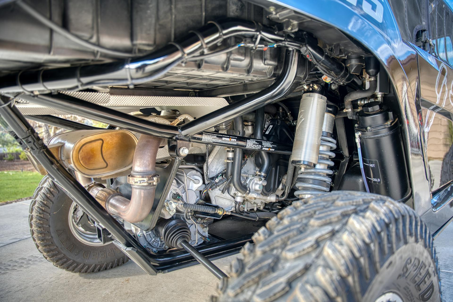 2023 Speed UTV El Jefe engine bay passenger side