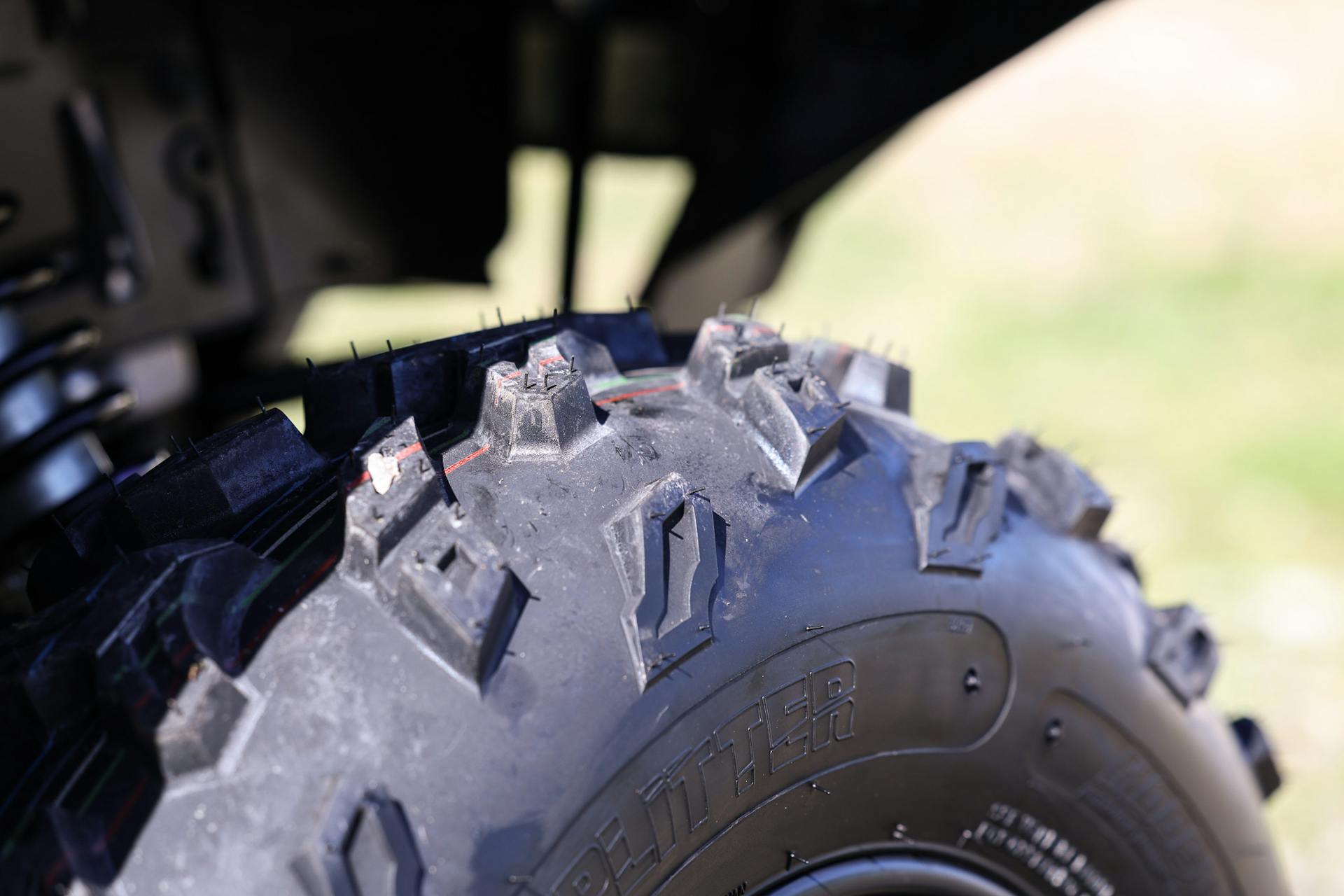 2017 Honda FourTrax Foreman 4x4 tire detail 

