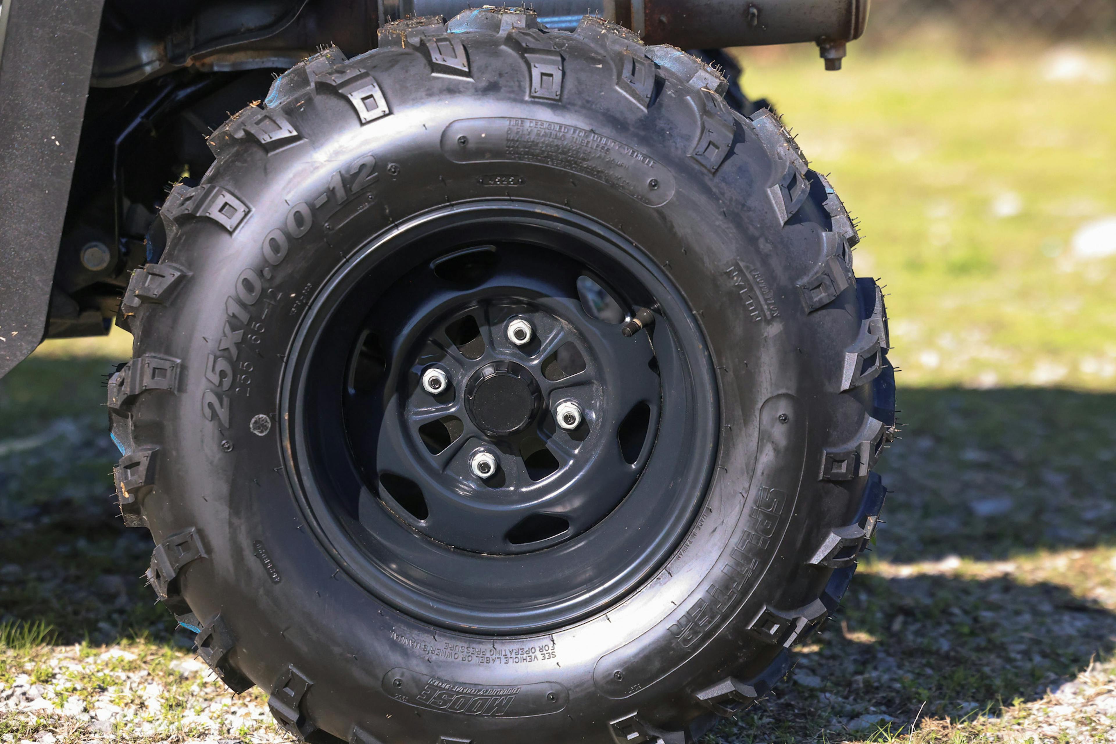 2017 Honda FourTrax Foreman 4x4 left rear tire