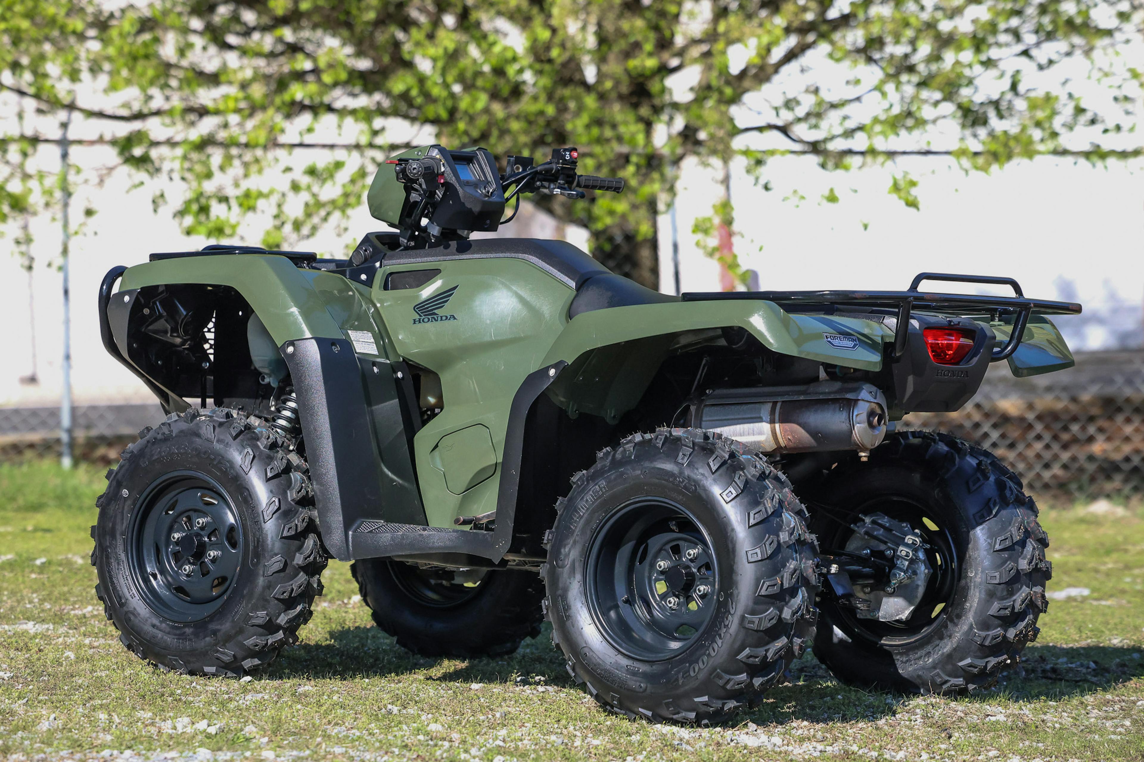 2017 Honda FourTrax Foreman 4x4 left rear 3/4