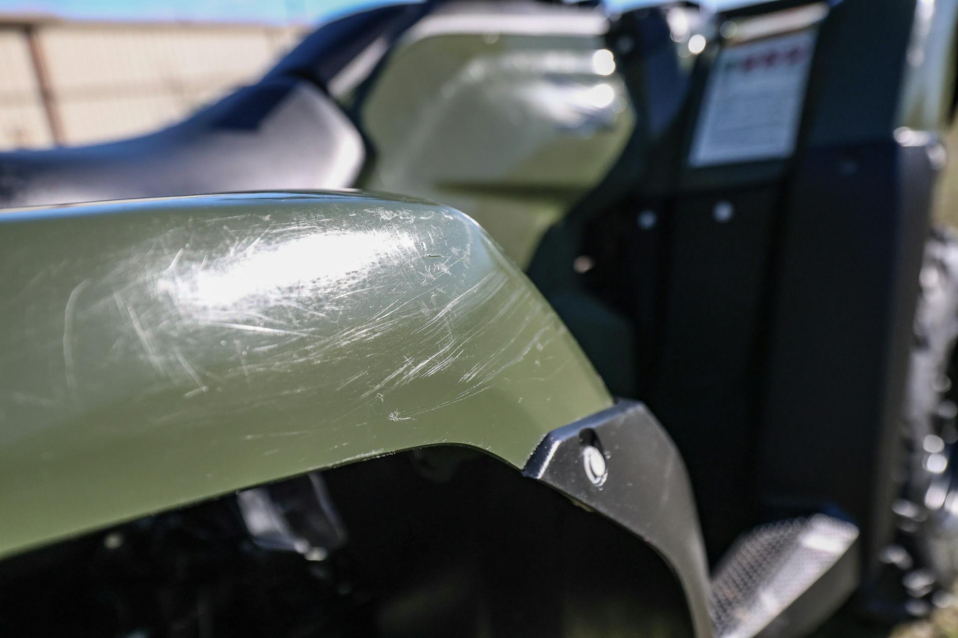 2017 Honda FourTrax Foreman 4x4 right rear fender detail