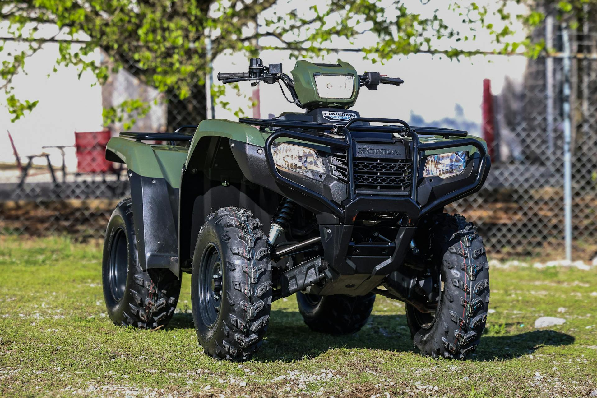 2017 Honda FourTrax Foreman 4x4 right front 3/4