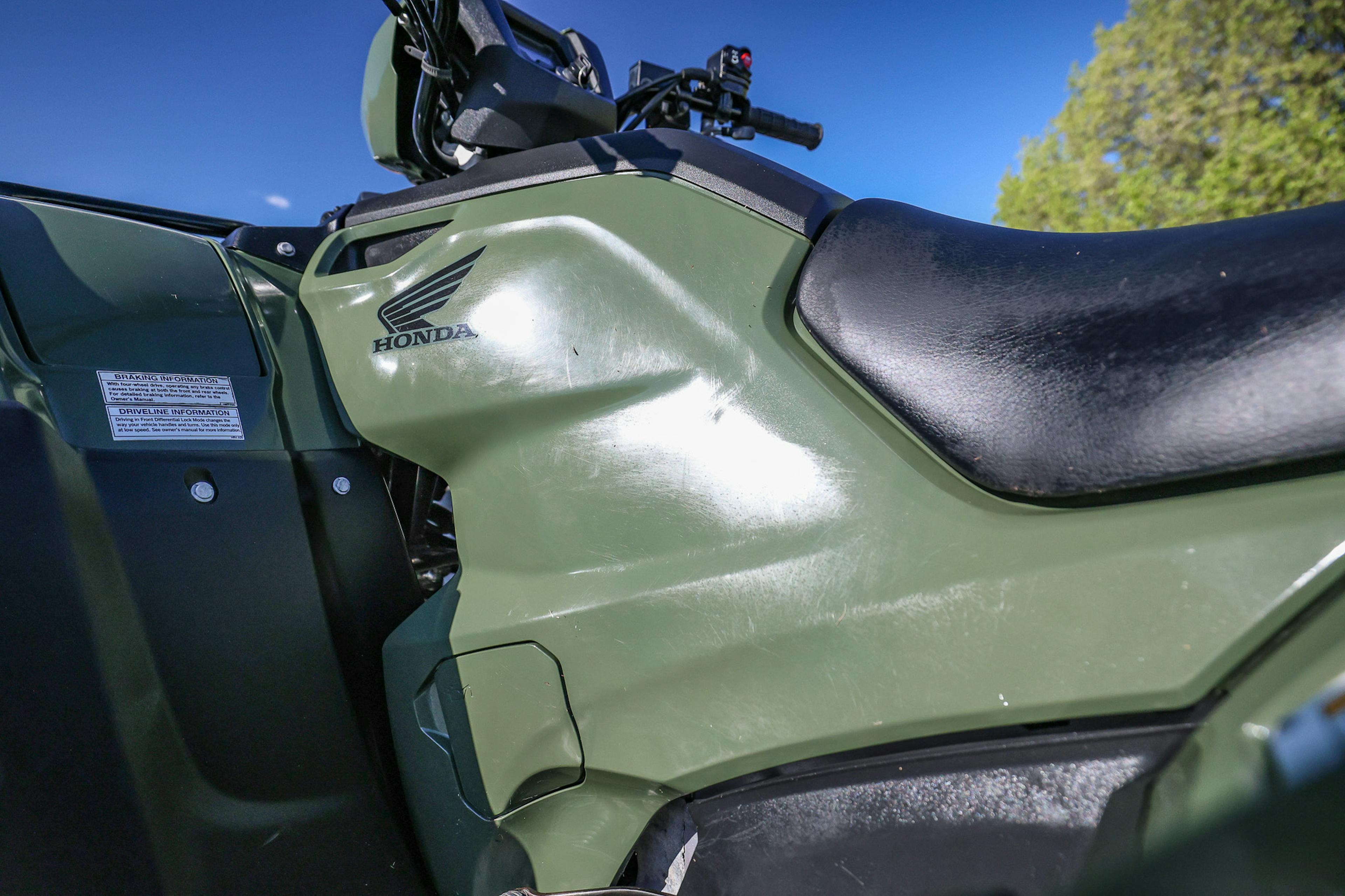 2017 Honda FourTrax Foreman 4x4 left side detail