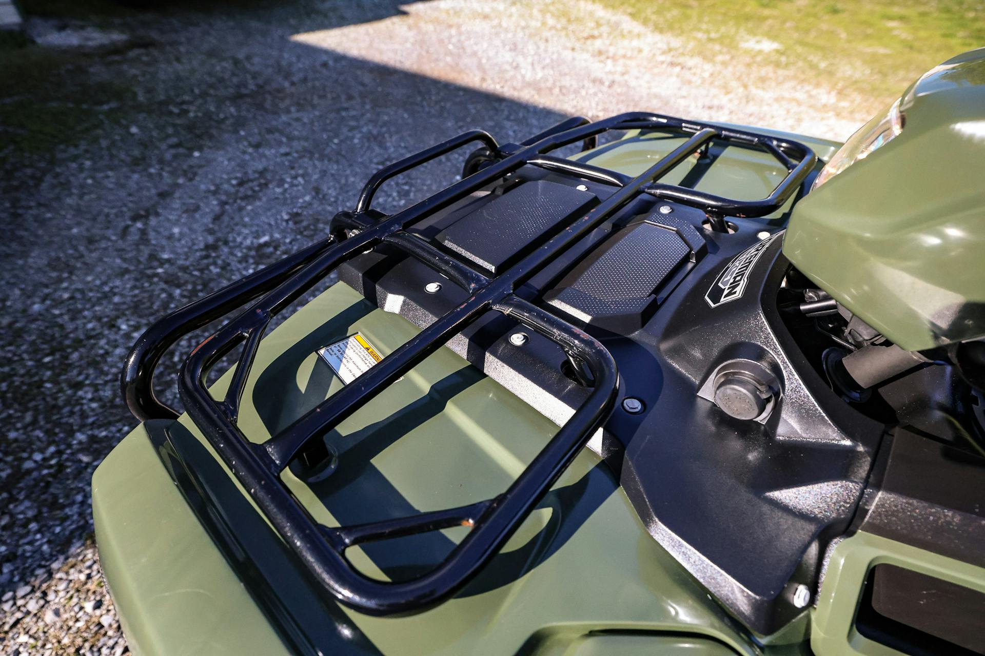 2017 Honda FourTrax Foreman 4x4 front rack from above