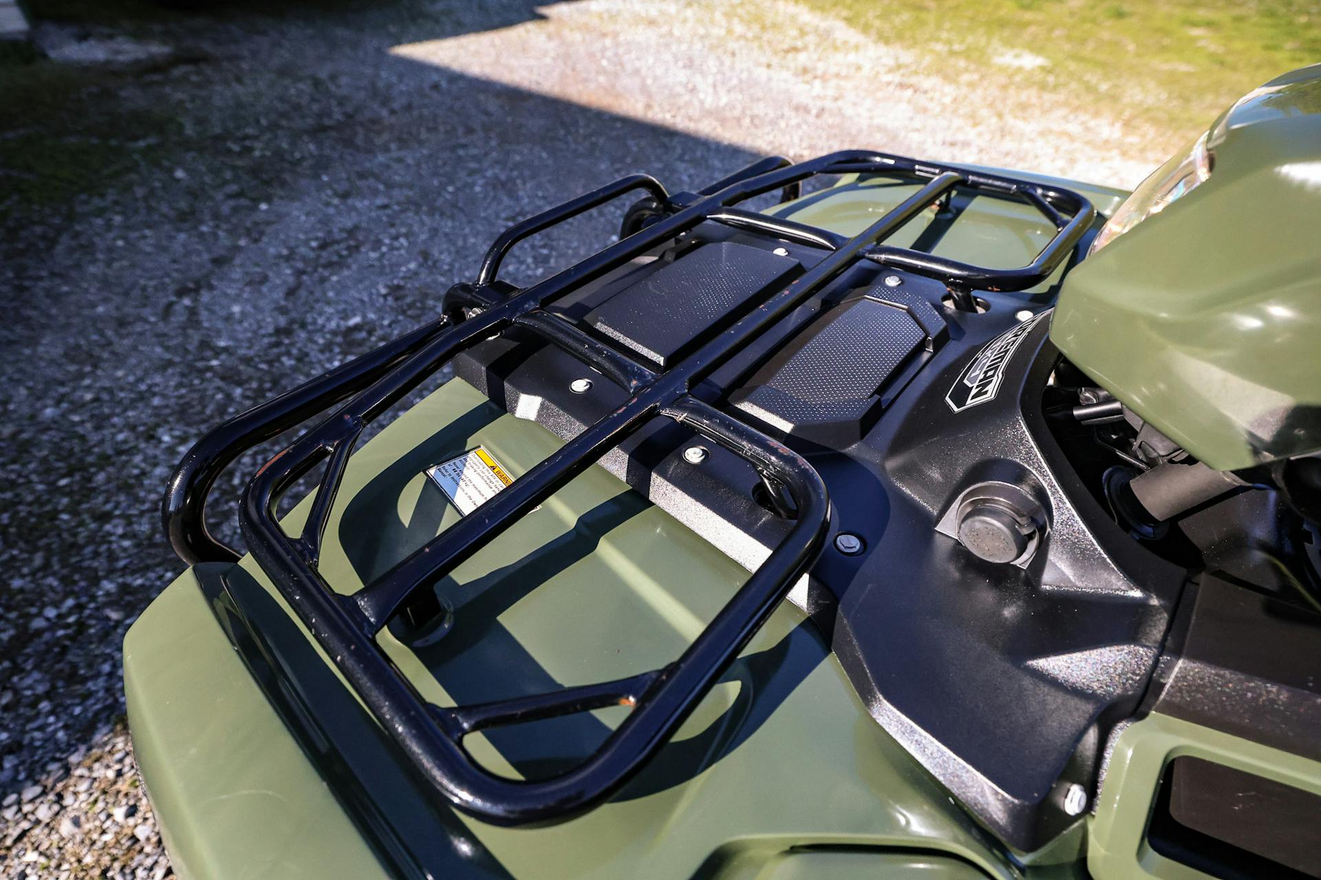 2017 Honda FourTrax Foreman 4x4 front rack from above