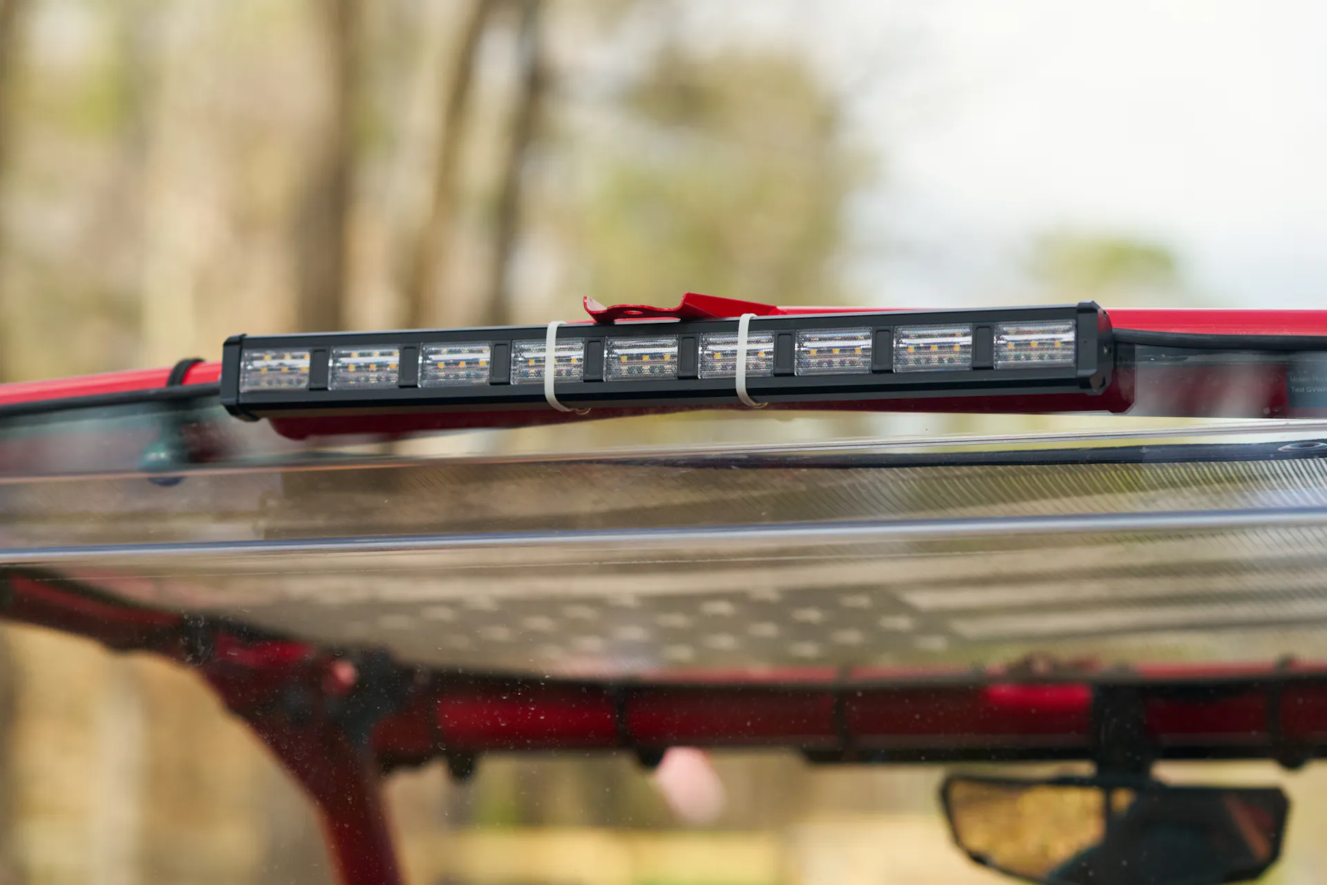 2024 Honda Talon 1000-R windshield chase light close