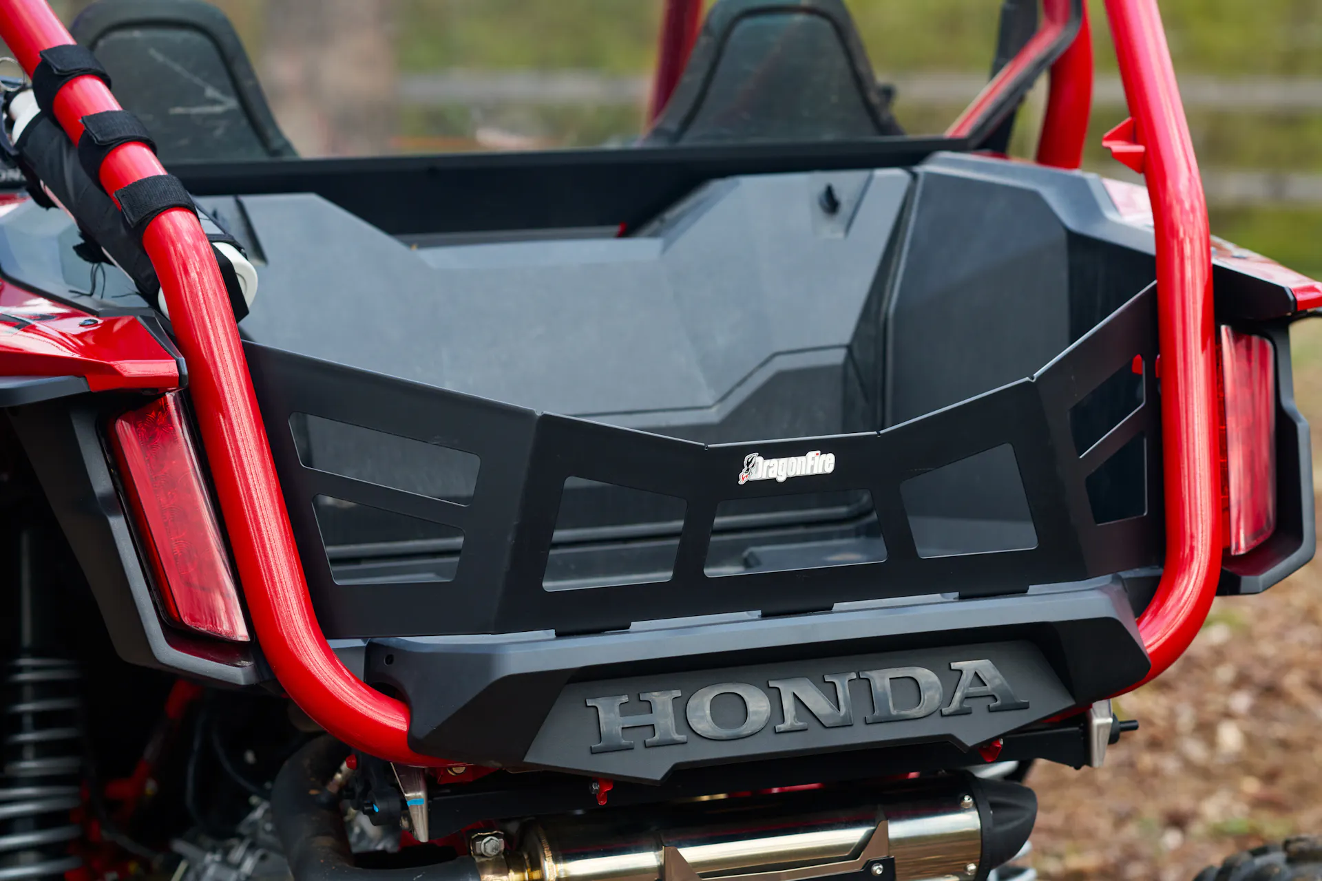 2024 Honda Talon 1000-R windshield rear cargo tray