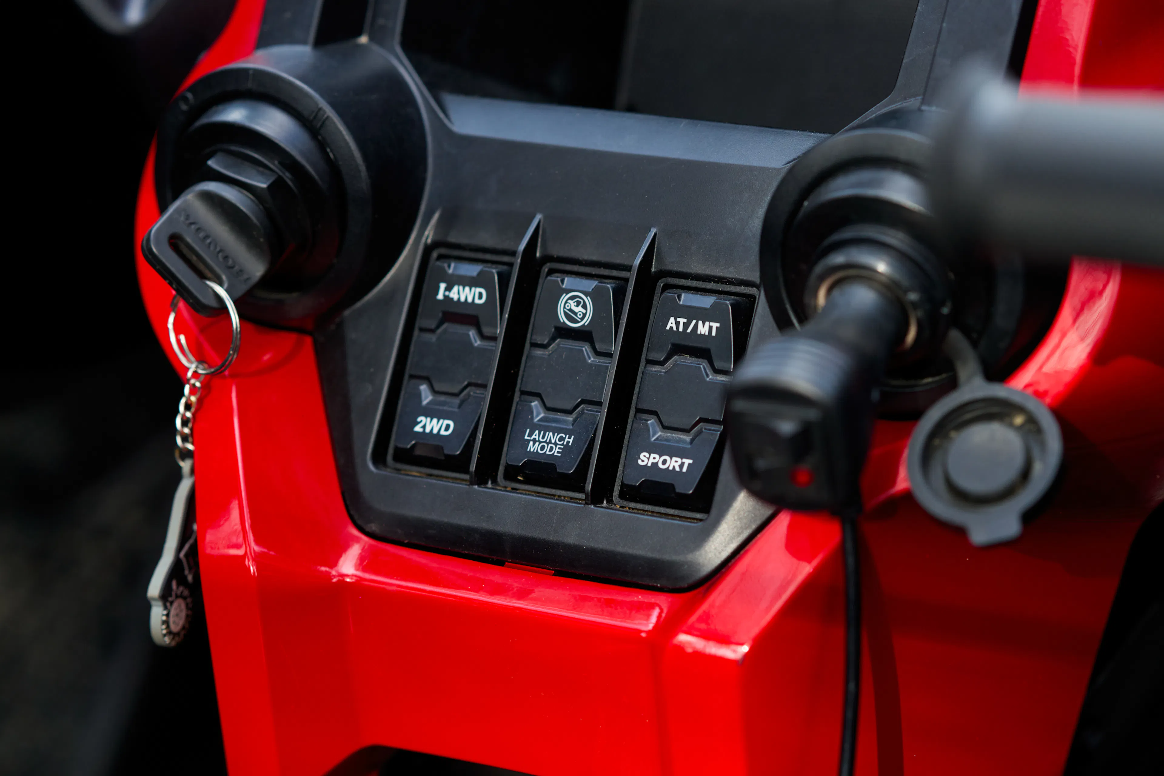 2024 Honda Talon 1000-R windshield center stack switches