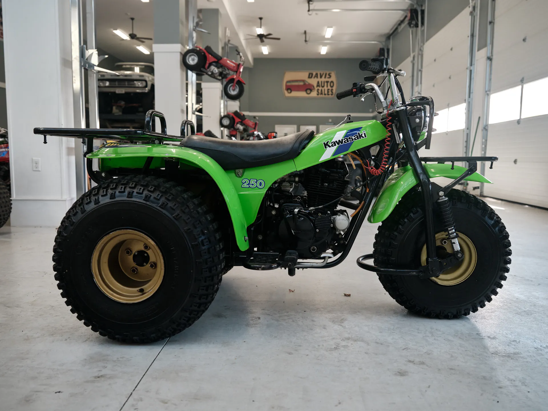 1985 Kawasaki KLT 250 right side