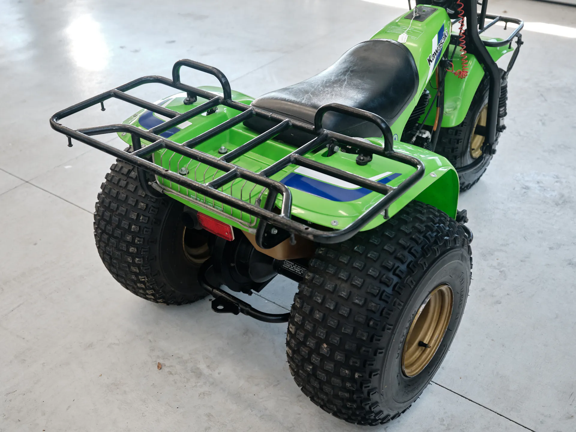 1985 Kawasaki KLT 250 rear rack wide