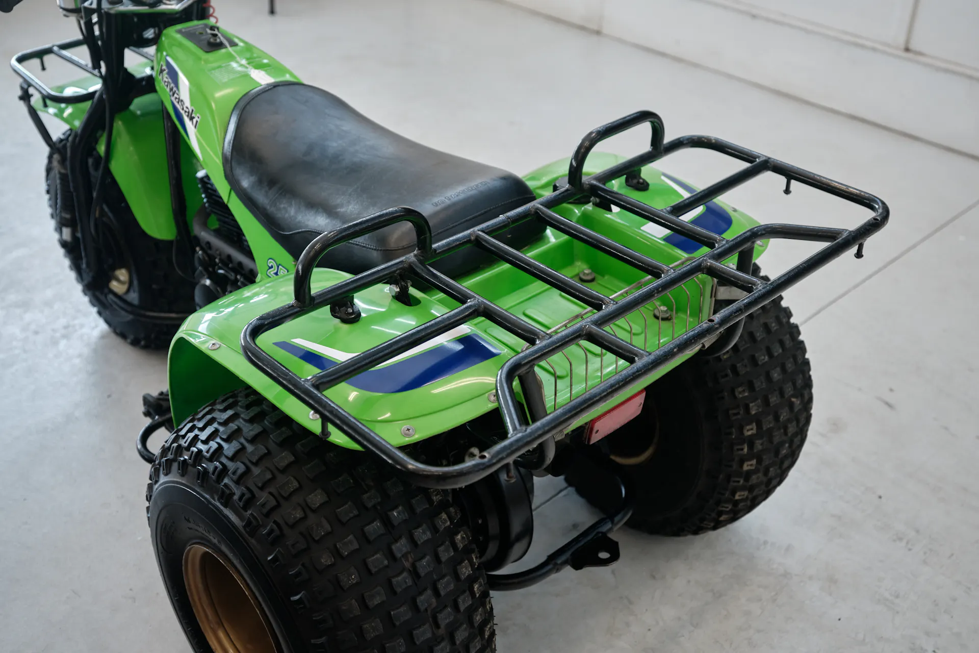 1985 Kawasaki KLT 250 rear rack left side 2