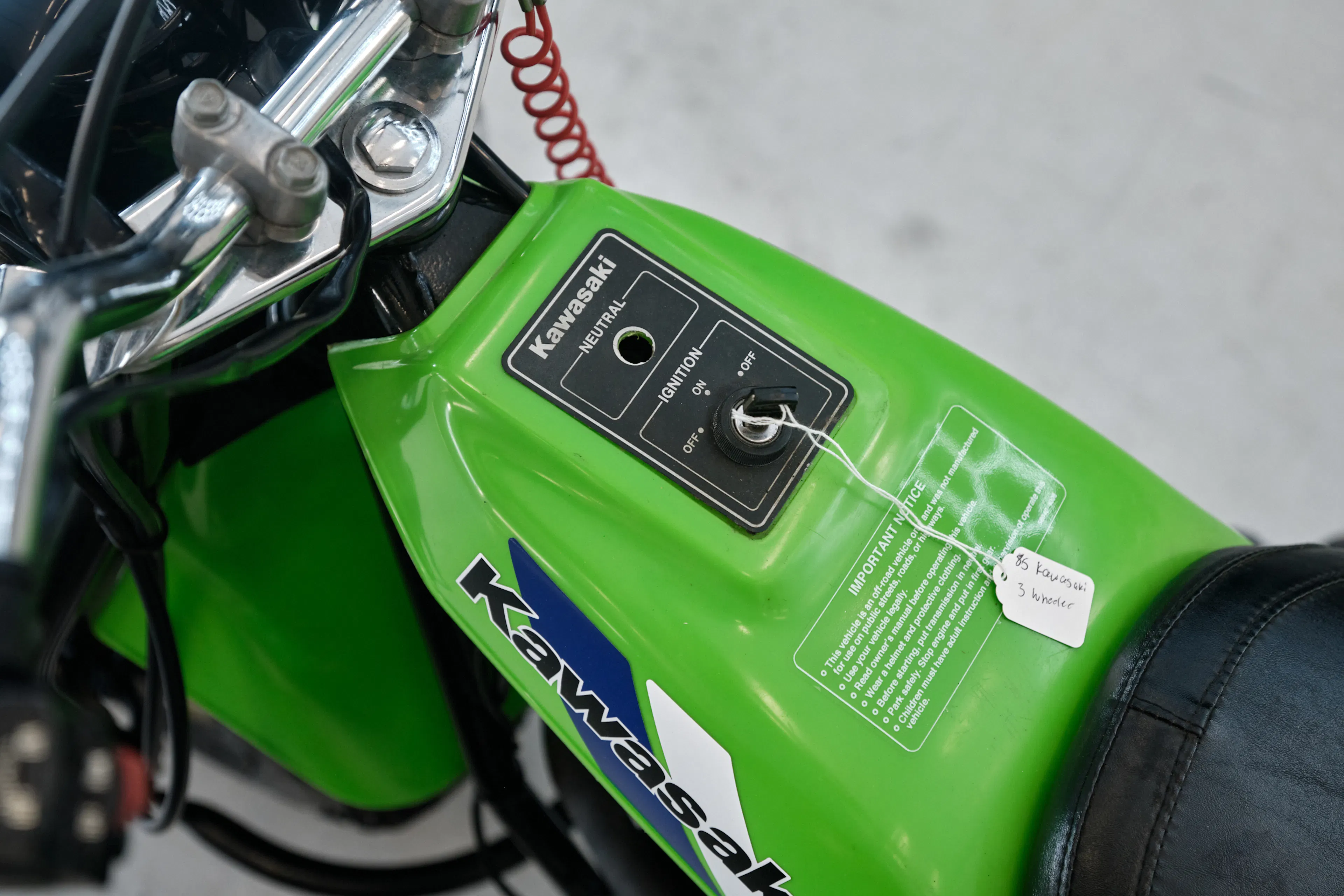 1985 Kawasaki KLT 250 ignition switch