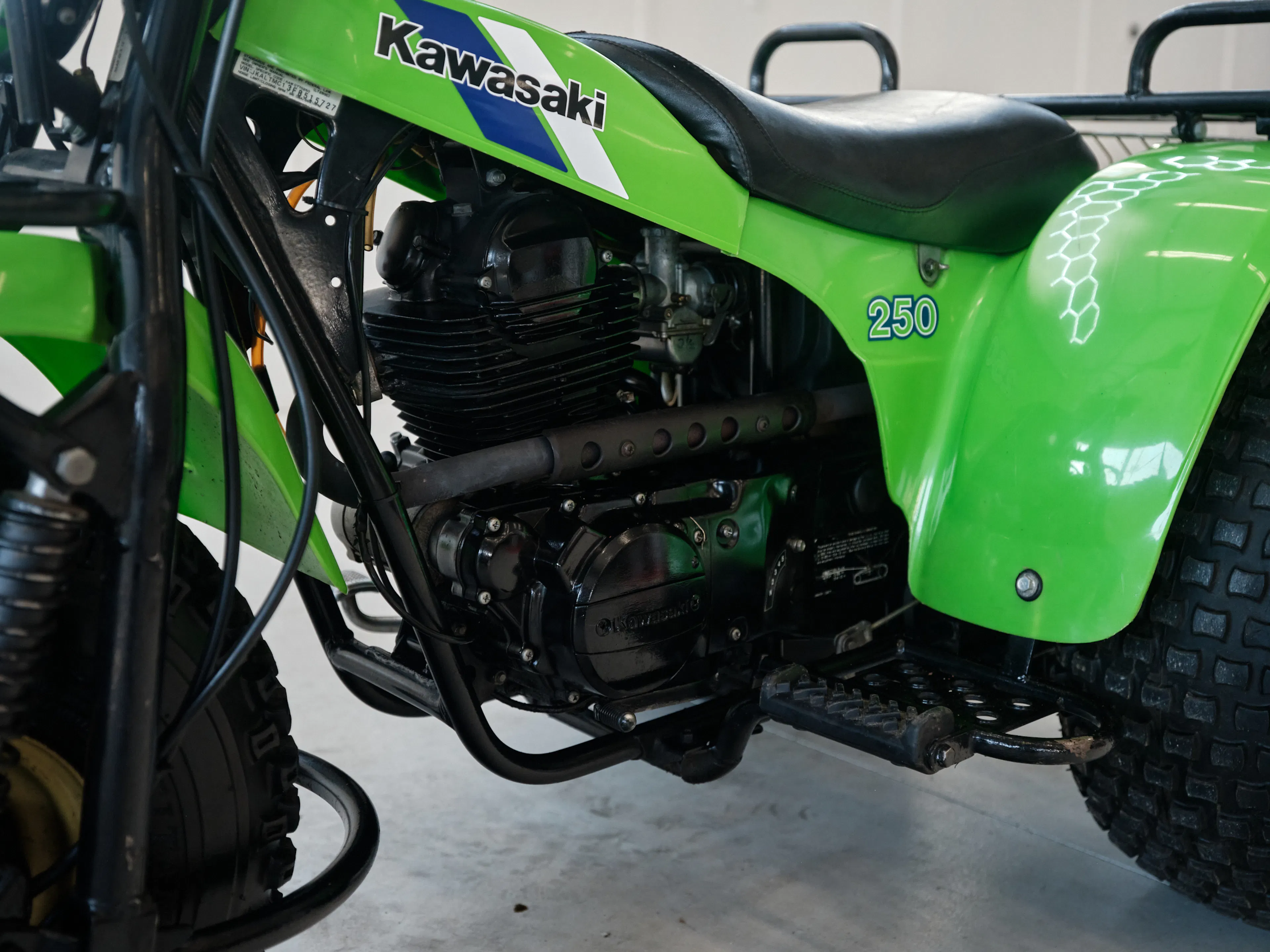 1985 Kawasaki KLT 250 engine
