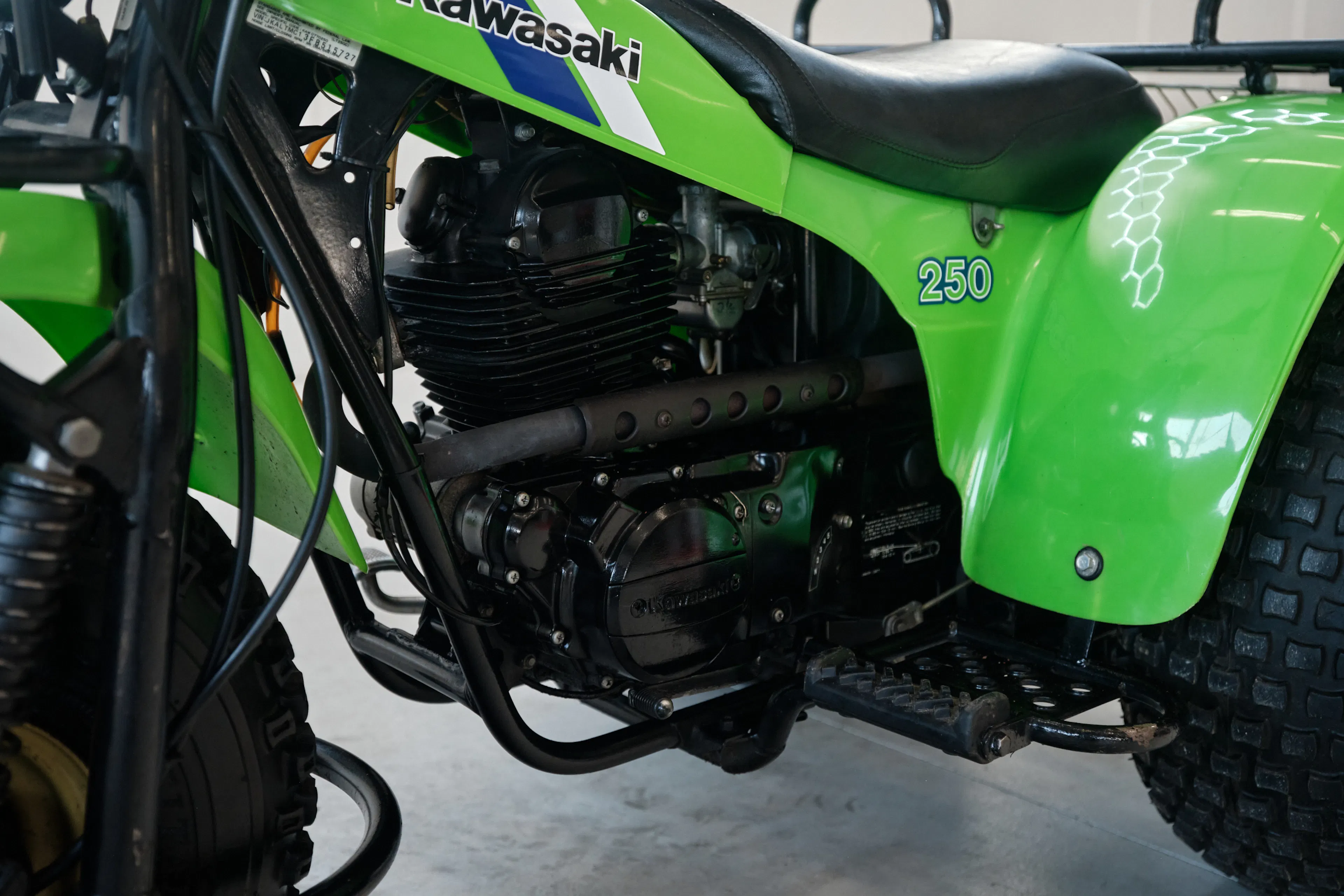 1985 Kawasaki KLT 250 engine