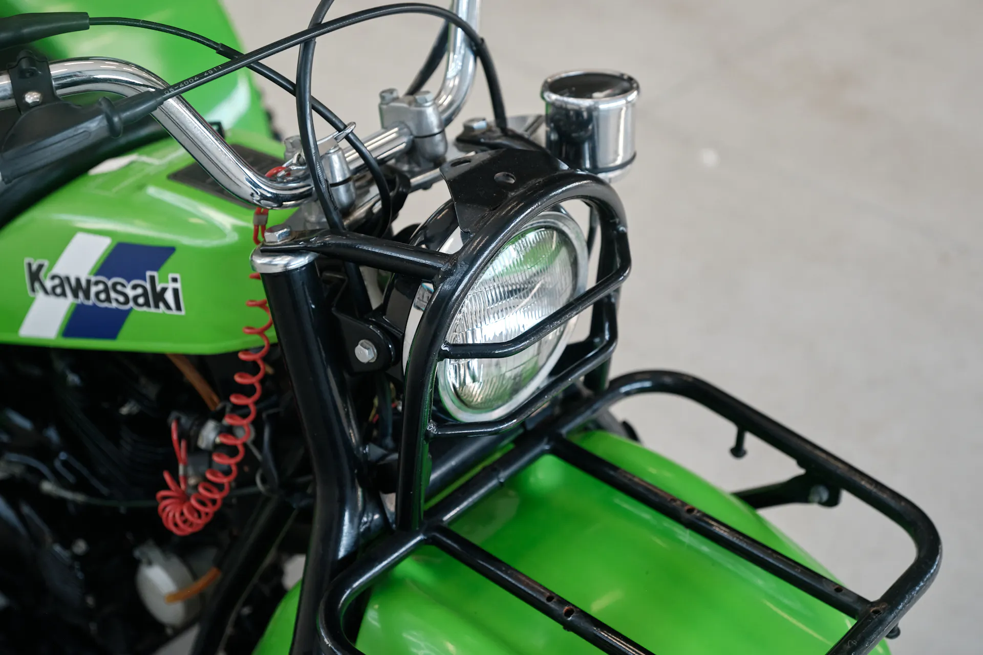 1985 Kawasaki KLT 250 front light/rack