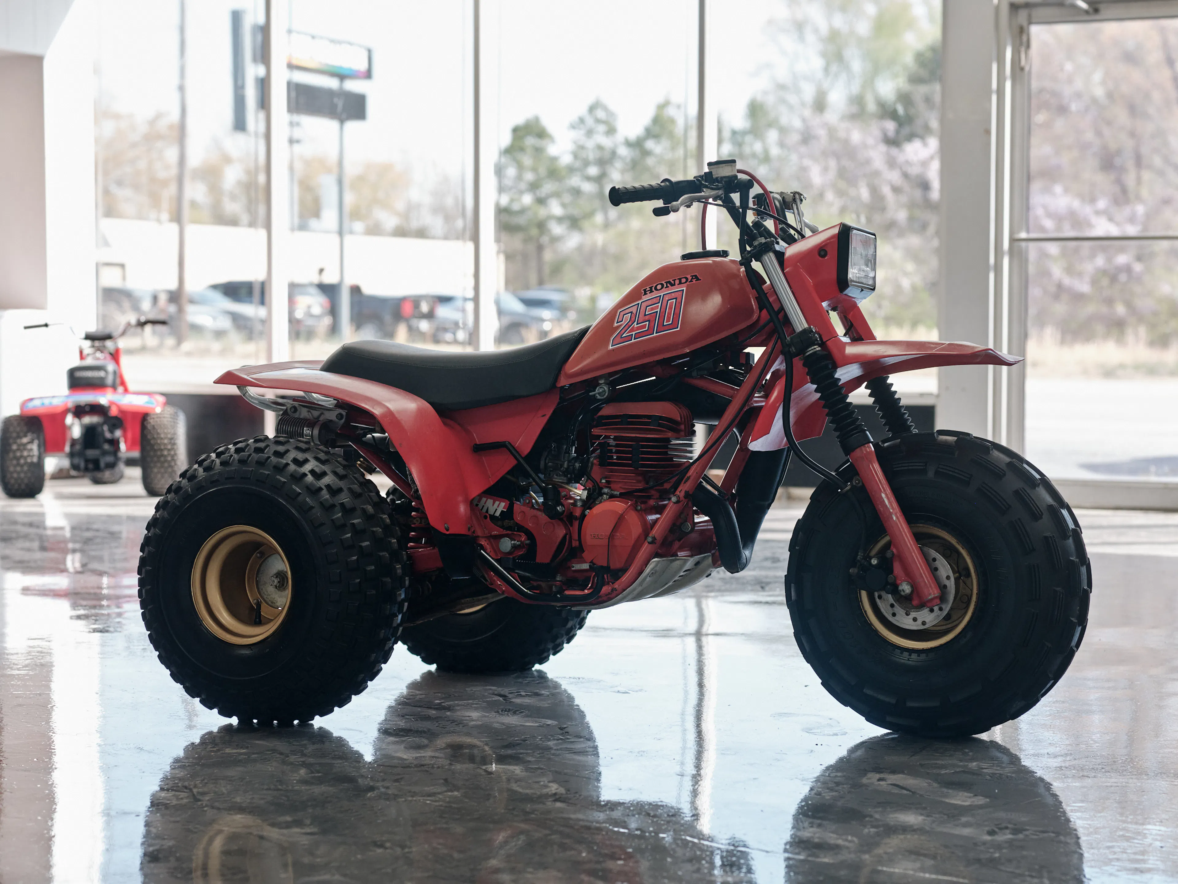 1982 Honda ATC 250R front 3/4 wide