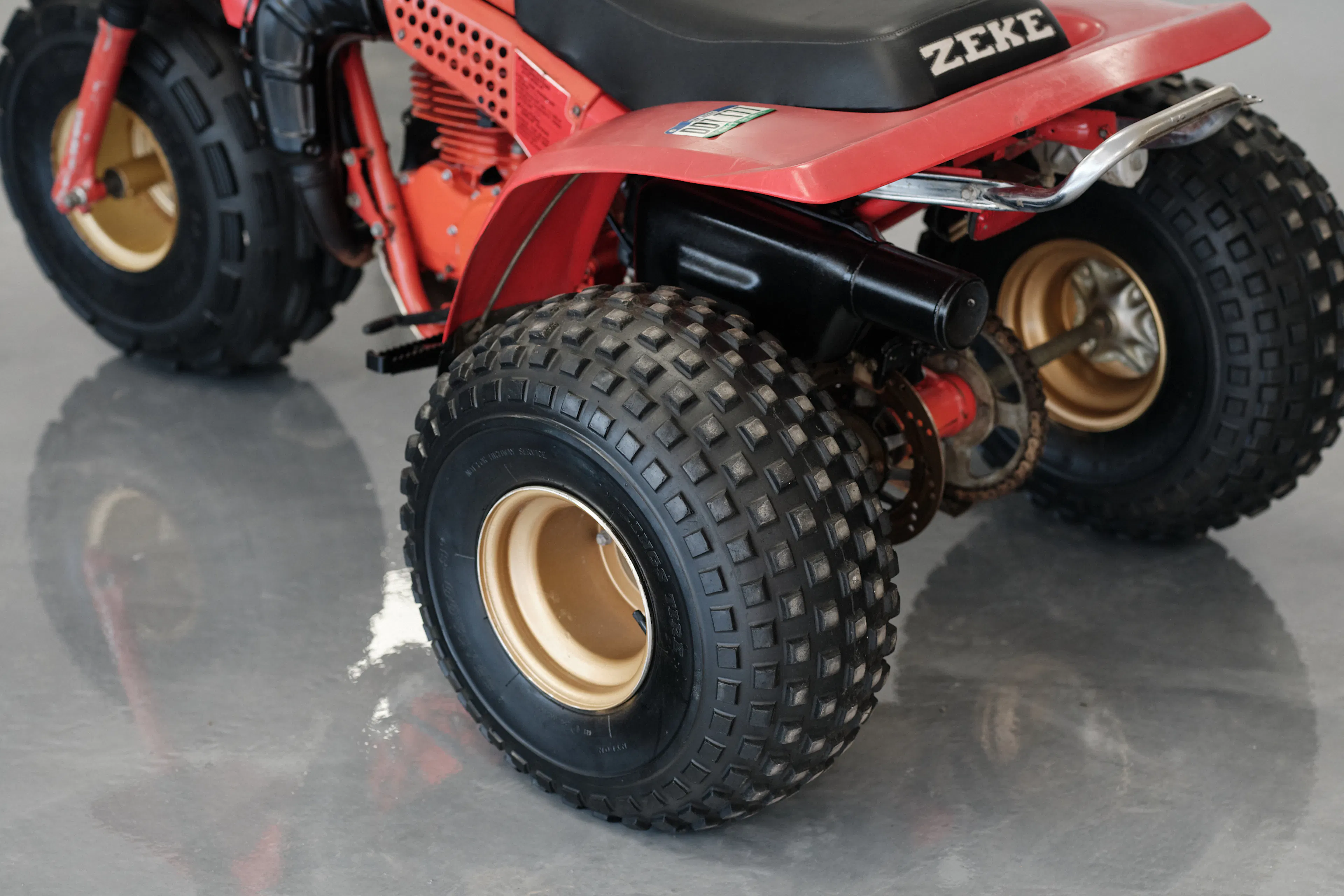 1982 Honda ATC 250R right rear 3/4 high