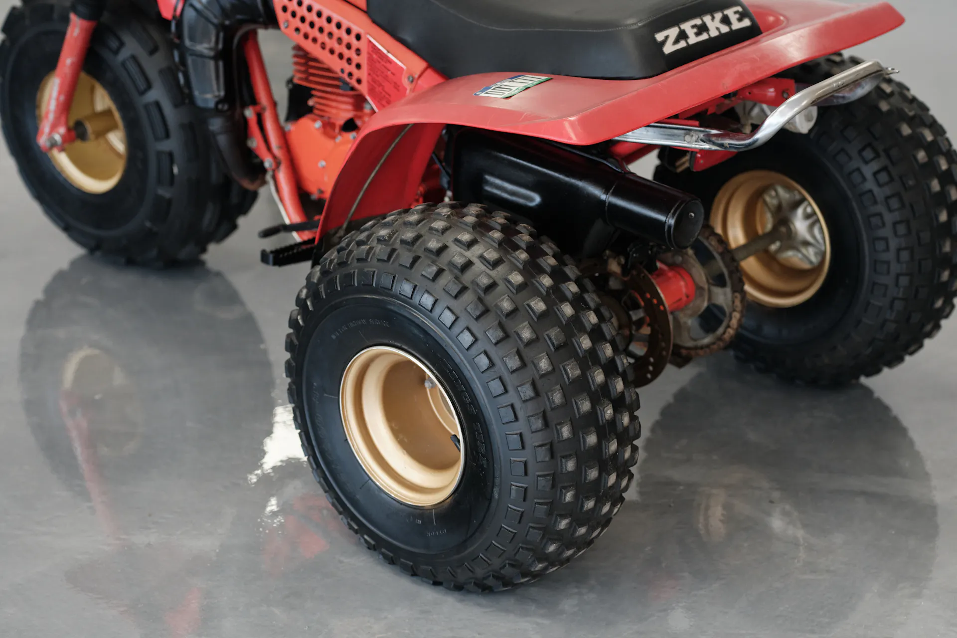 1982 Honda ATC 250R right rear 3/4 high