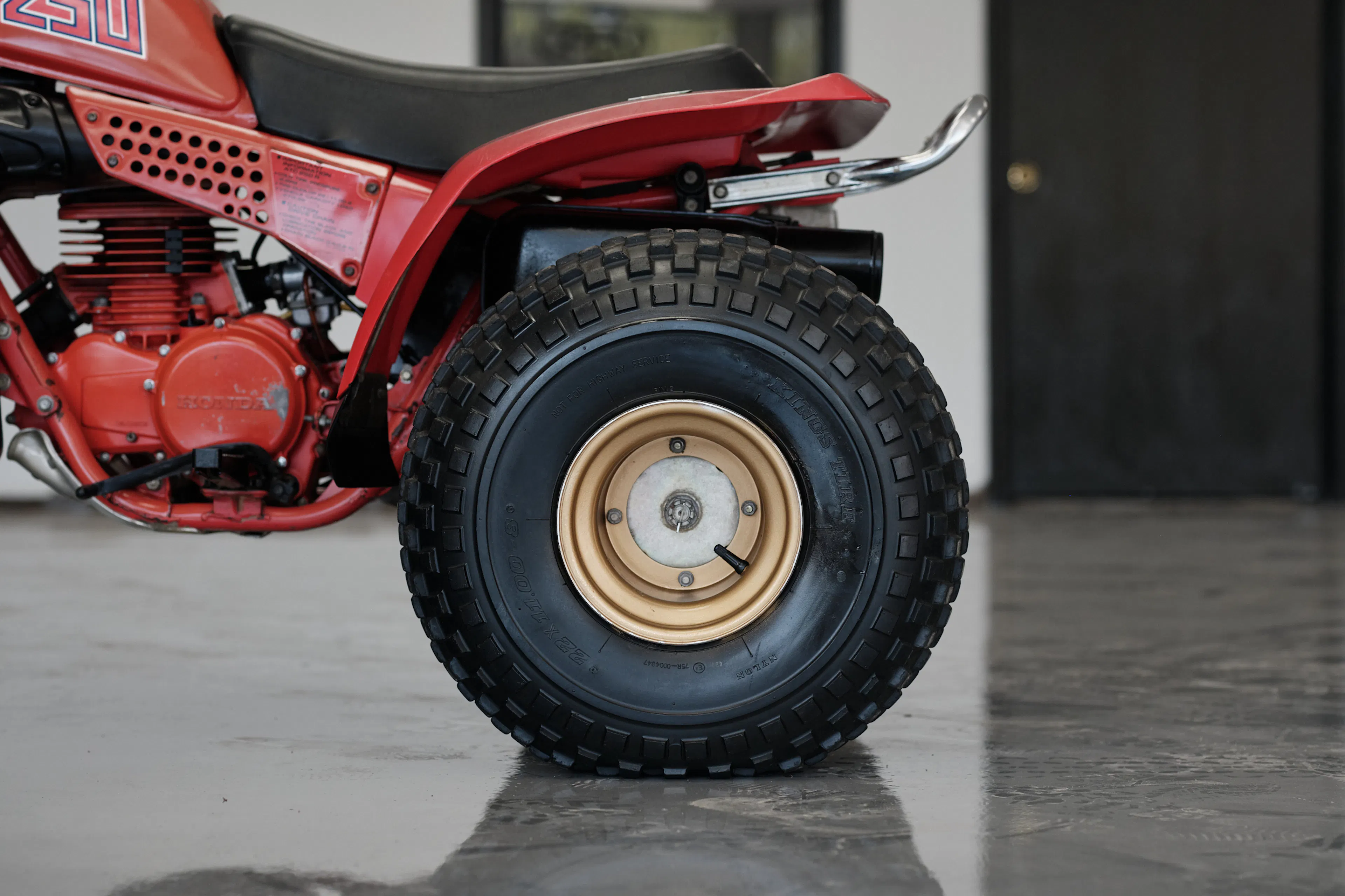 1982 Honda ATC 250R rear right tire