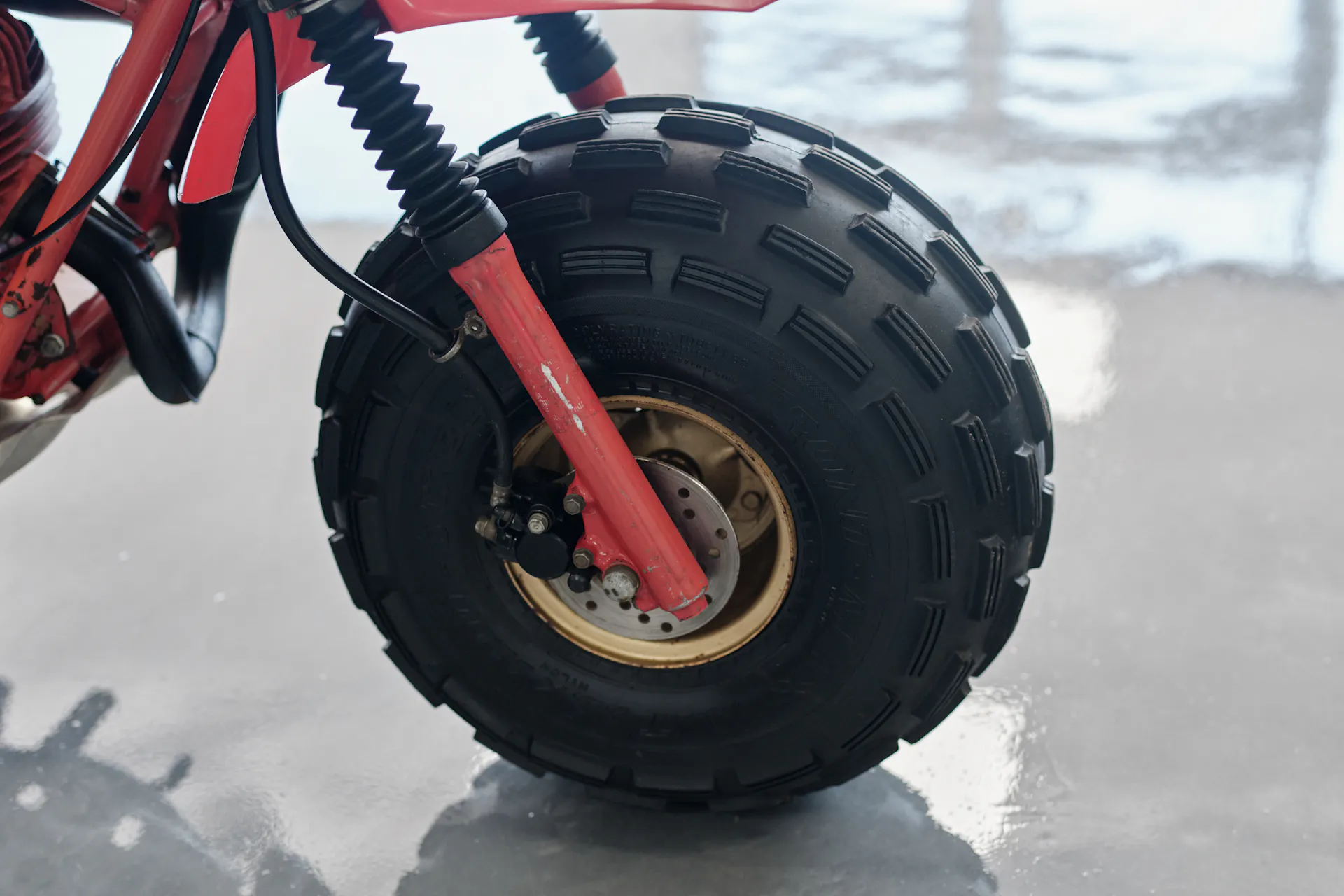 1982 Honda ATC 250R front left side above