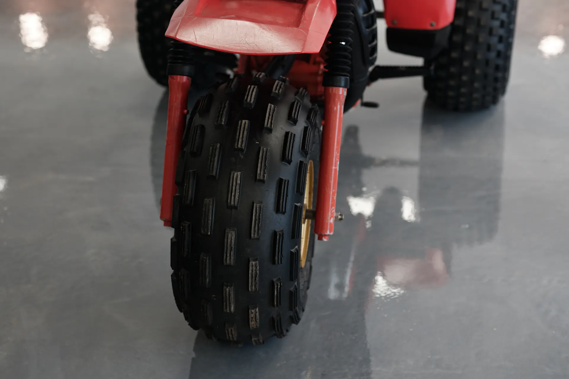 1982 Honda ATC 250R front tire high right