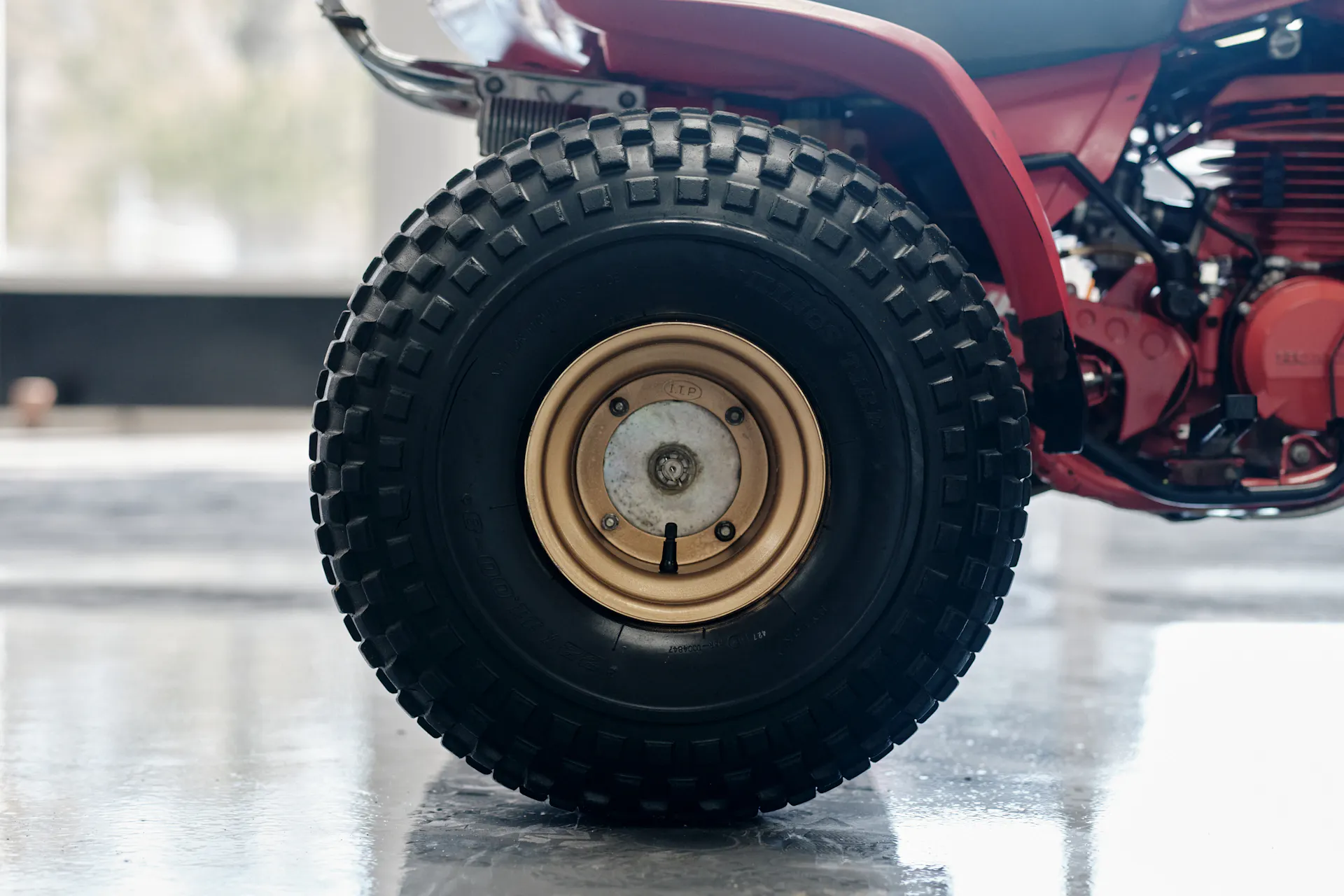 1982 Honda ATC 250R left side rear tire