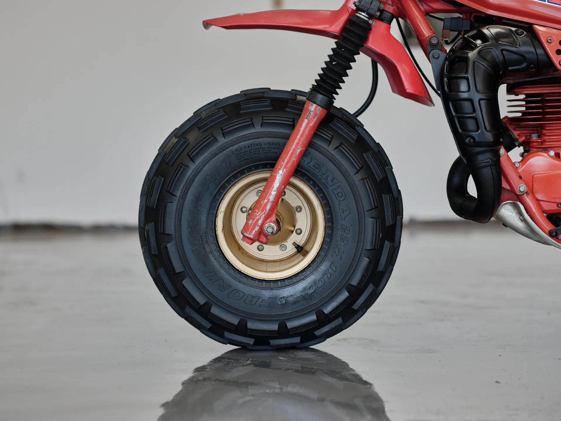 1982 Honda ATC 250R front tire side