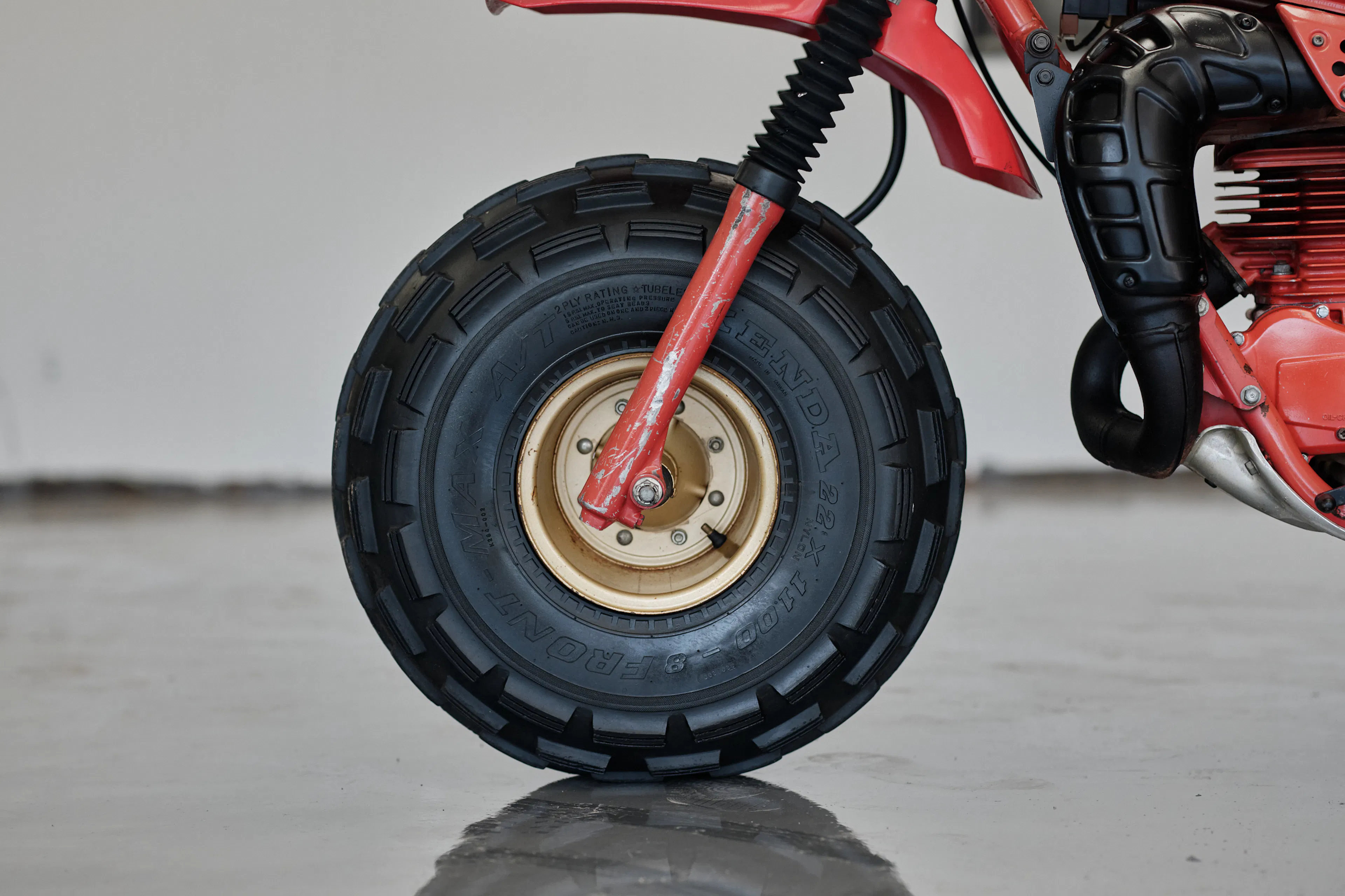 1982 Honda ATC 250R front tire side