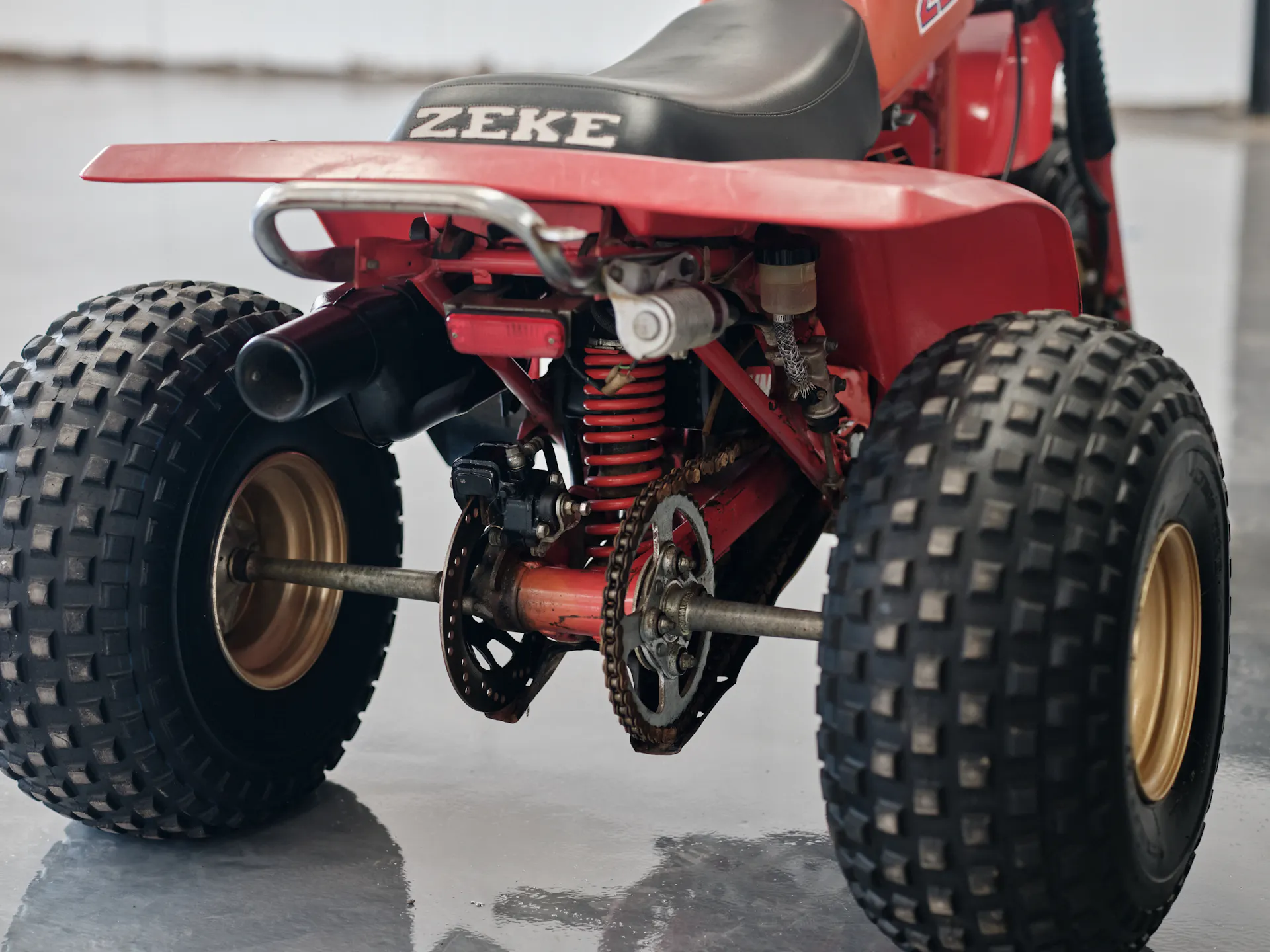 1982 Honda ATC 250R rear wide