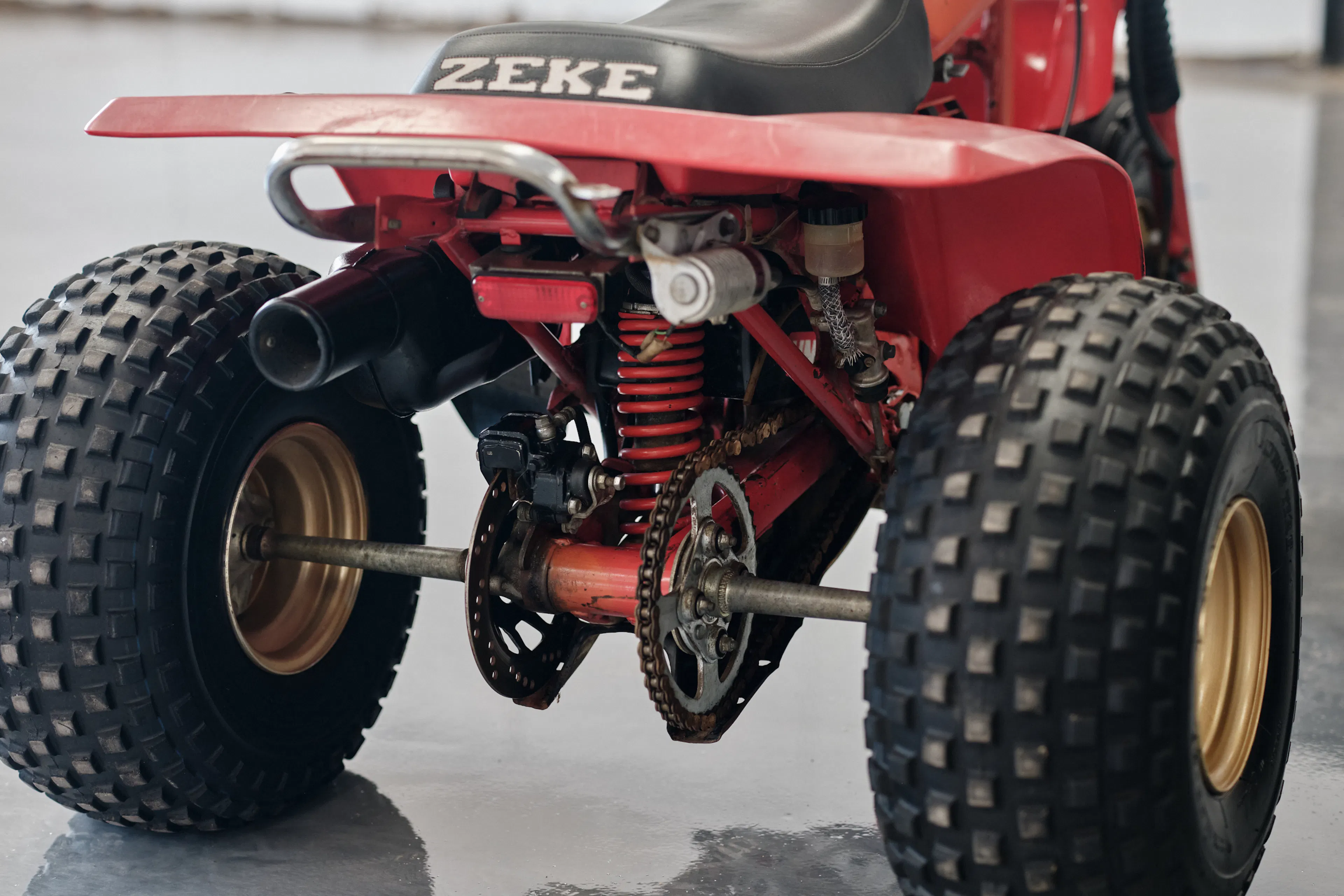 1982 Honda ATC 250R rear wide